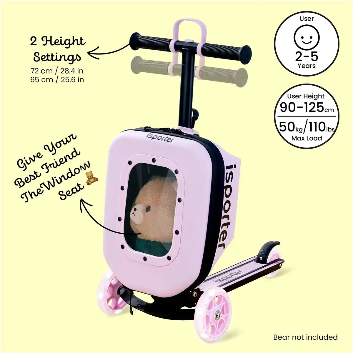 iSporter Luggage Scooter K3-Pink