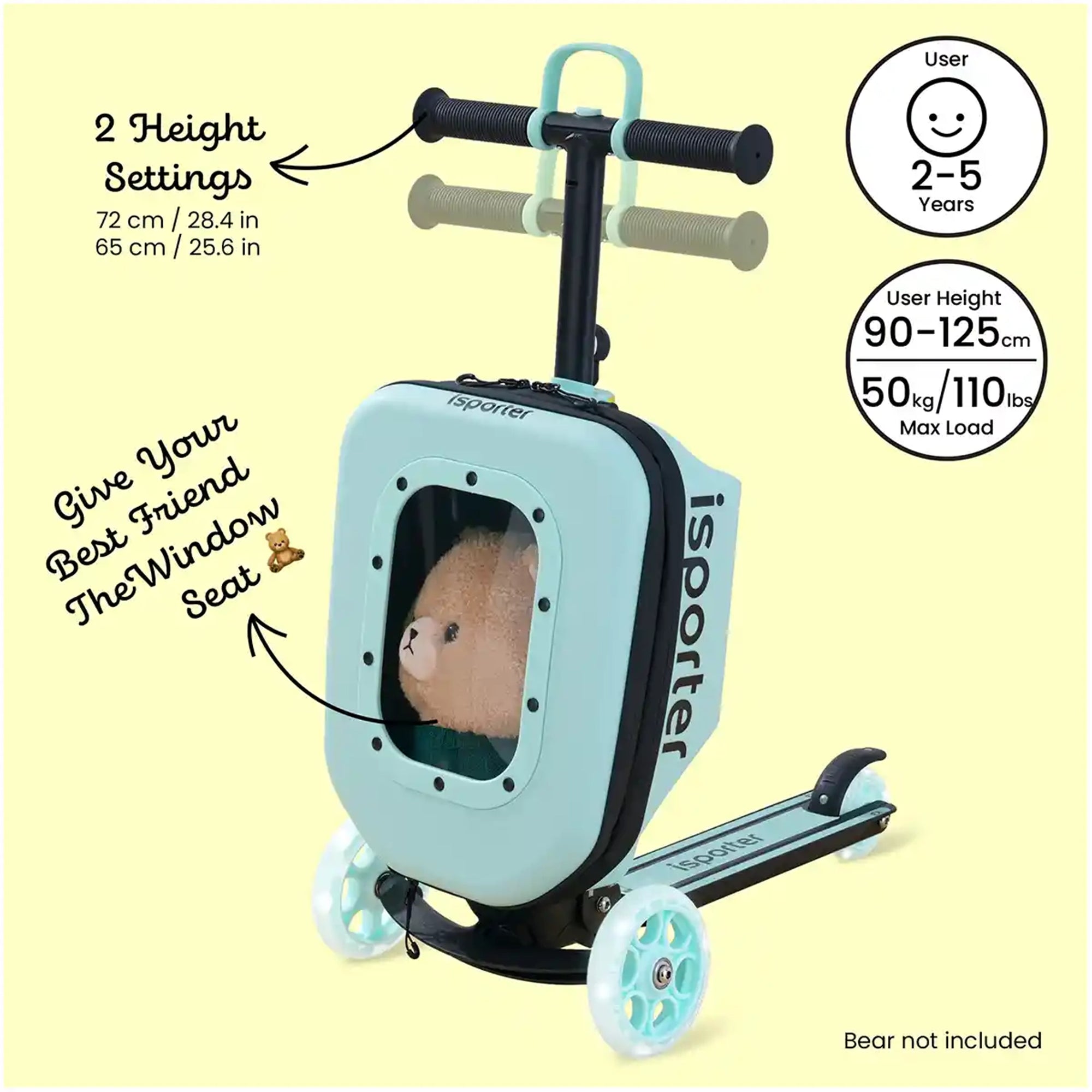 iSporter Luggage Scooter K3-Mint