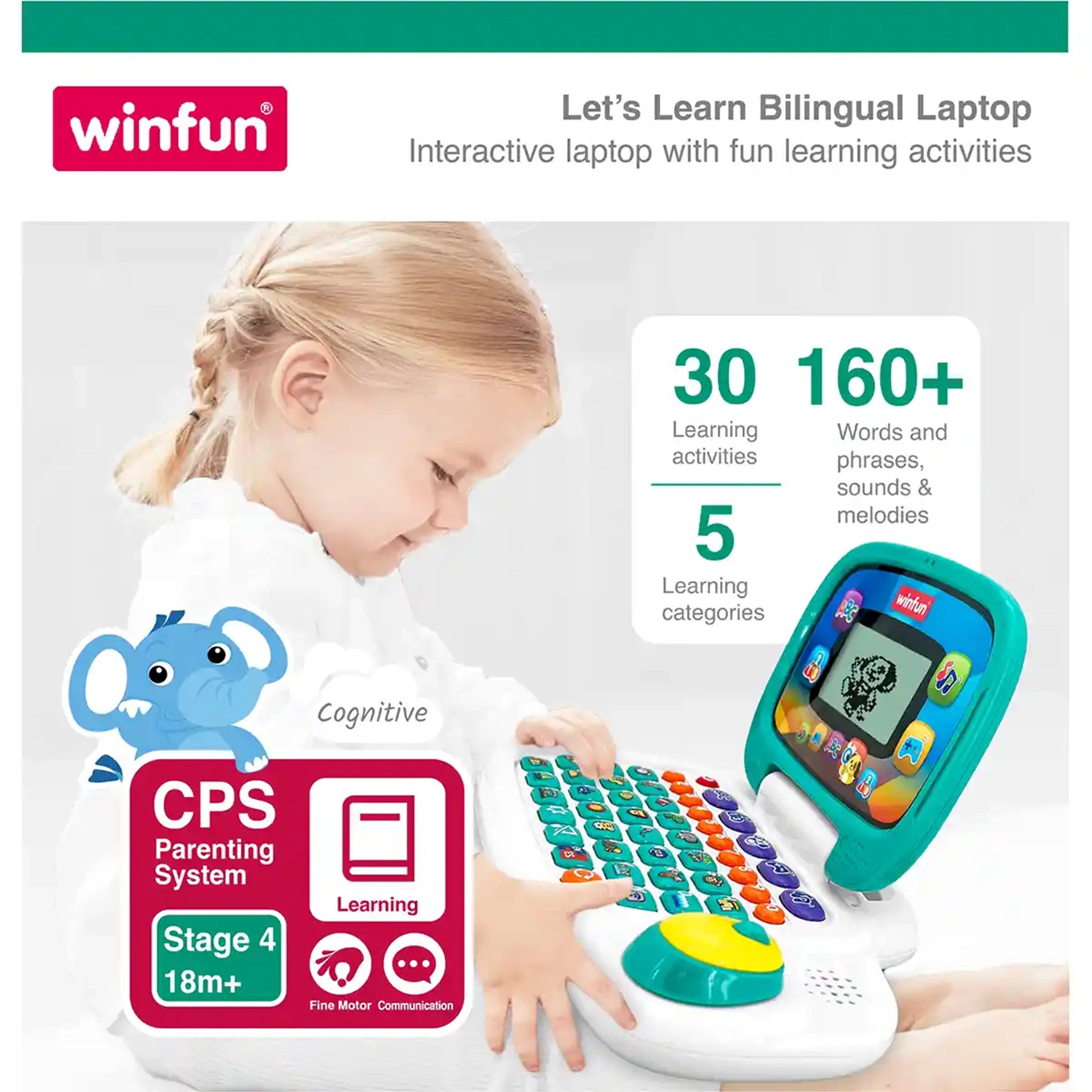 Winfun Let's Learn Bilingual Laptop