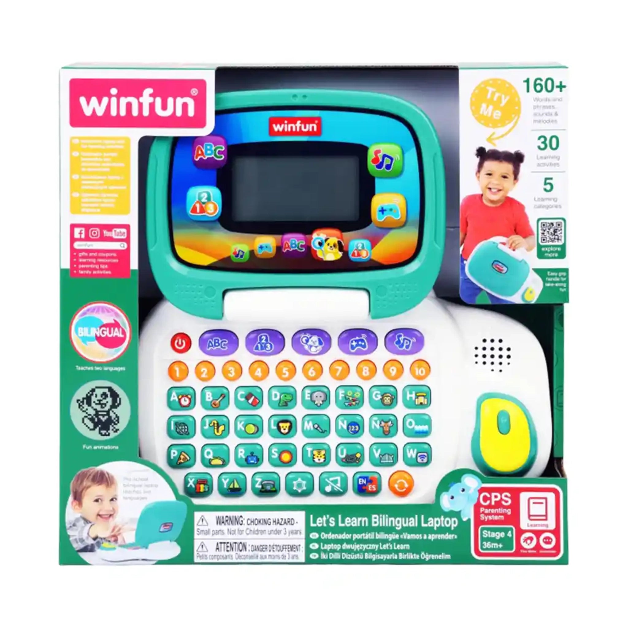 Winfun Let's Learn Bilingual Laptop
