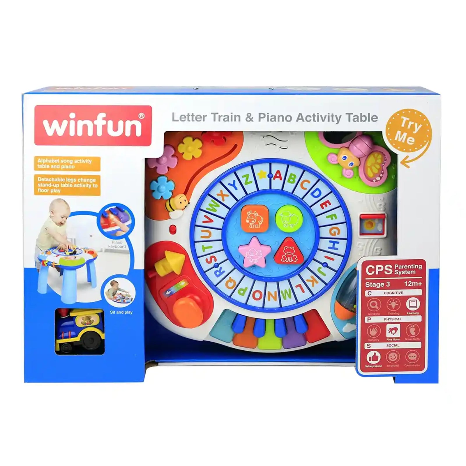 WINFUN LETTER TRAIN - PIANO ACTIVITY TABLE