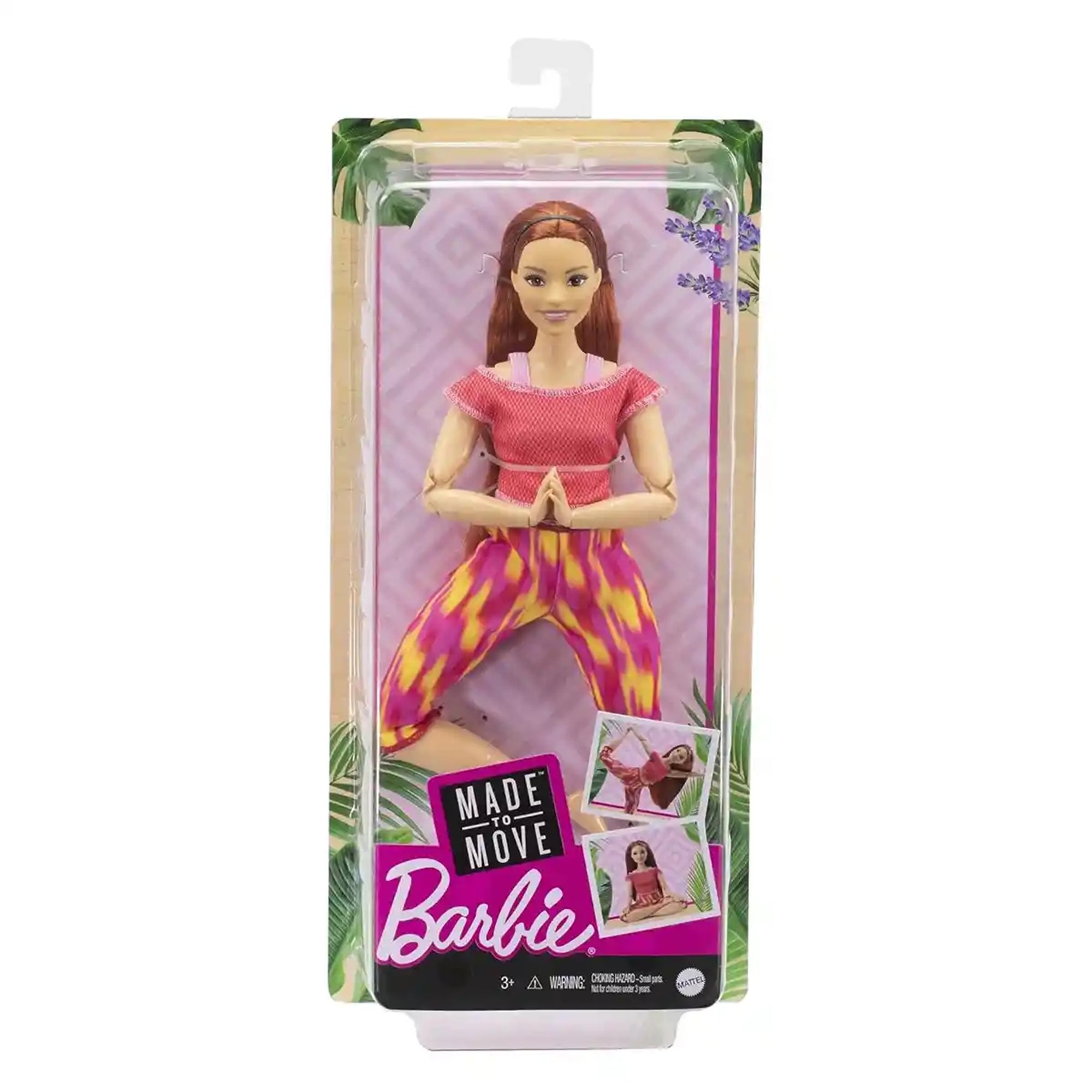 Barbie Made to Move Doll Orange Dye Pants