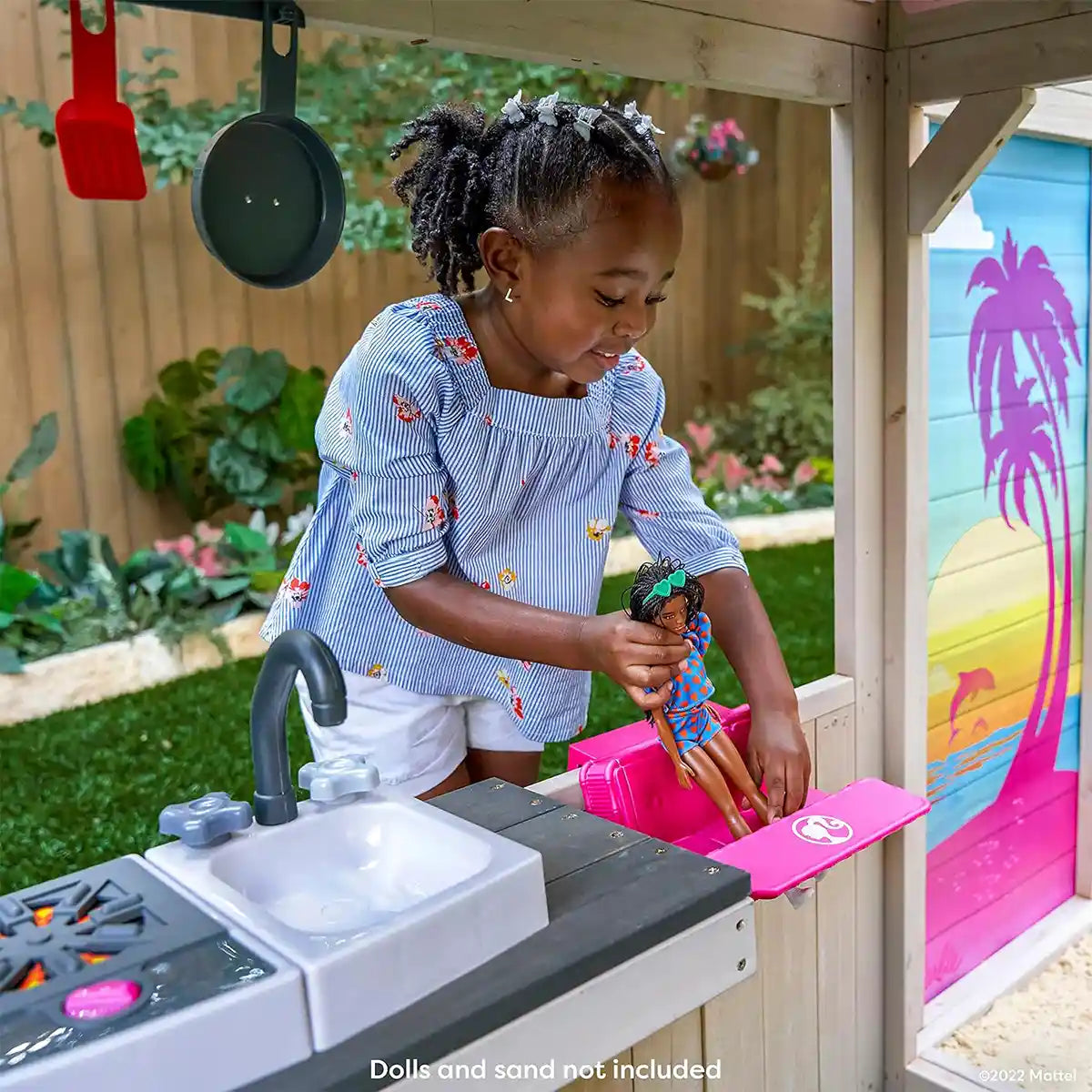 KidKraft Barbie Seaside Wooden Playhouse