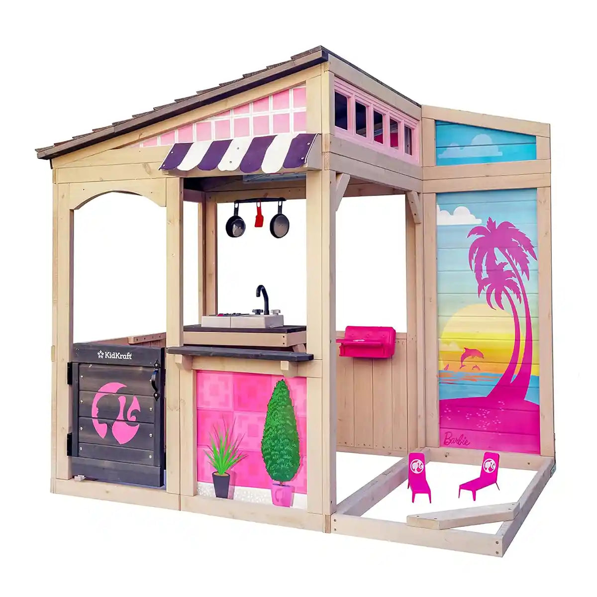 KidKraft Barbie Seaside Wooden Playhouse