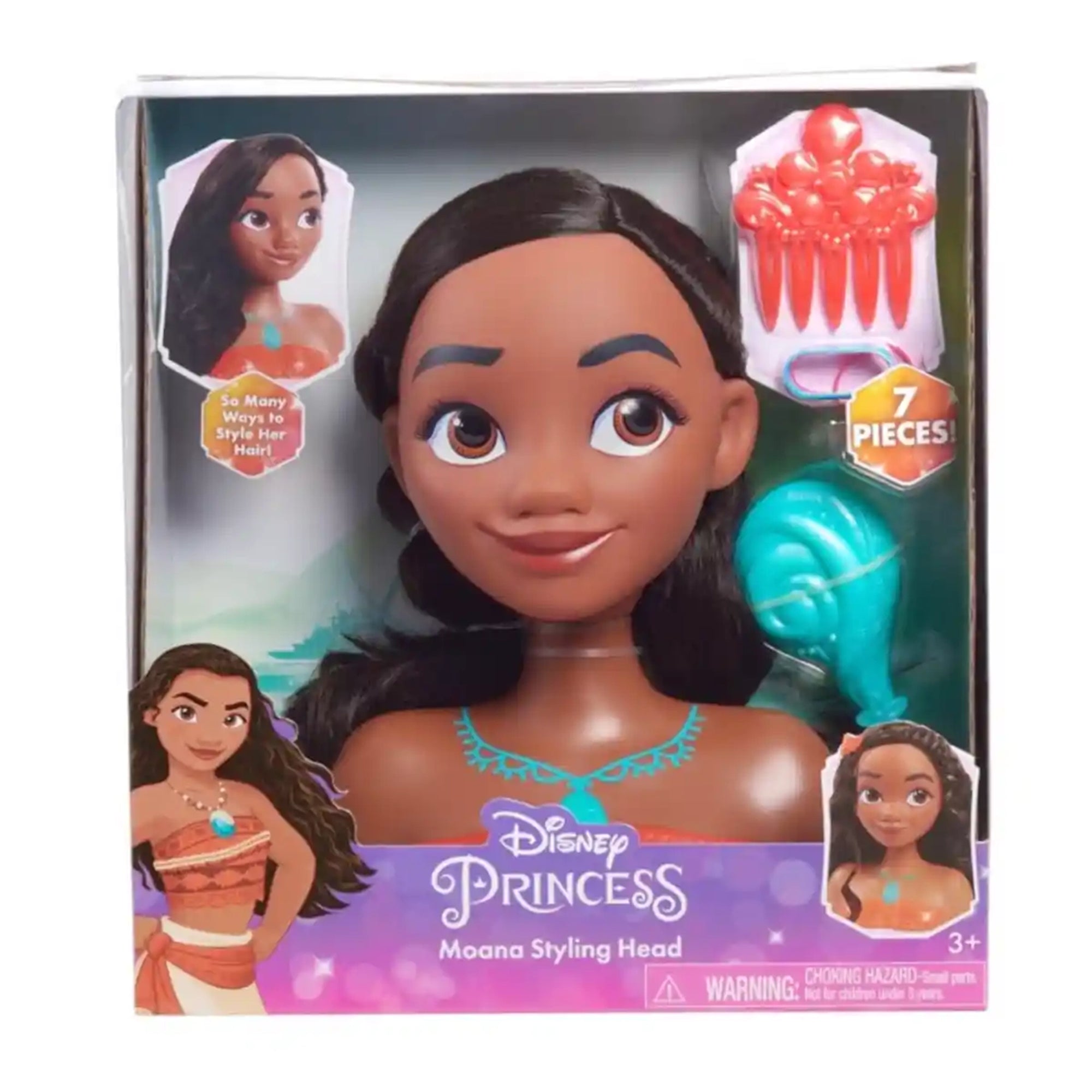 Disney Princess Basic Moana 2 Styling Head