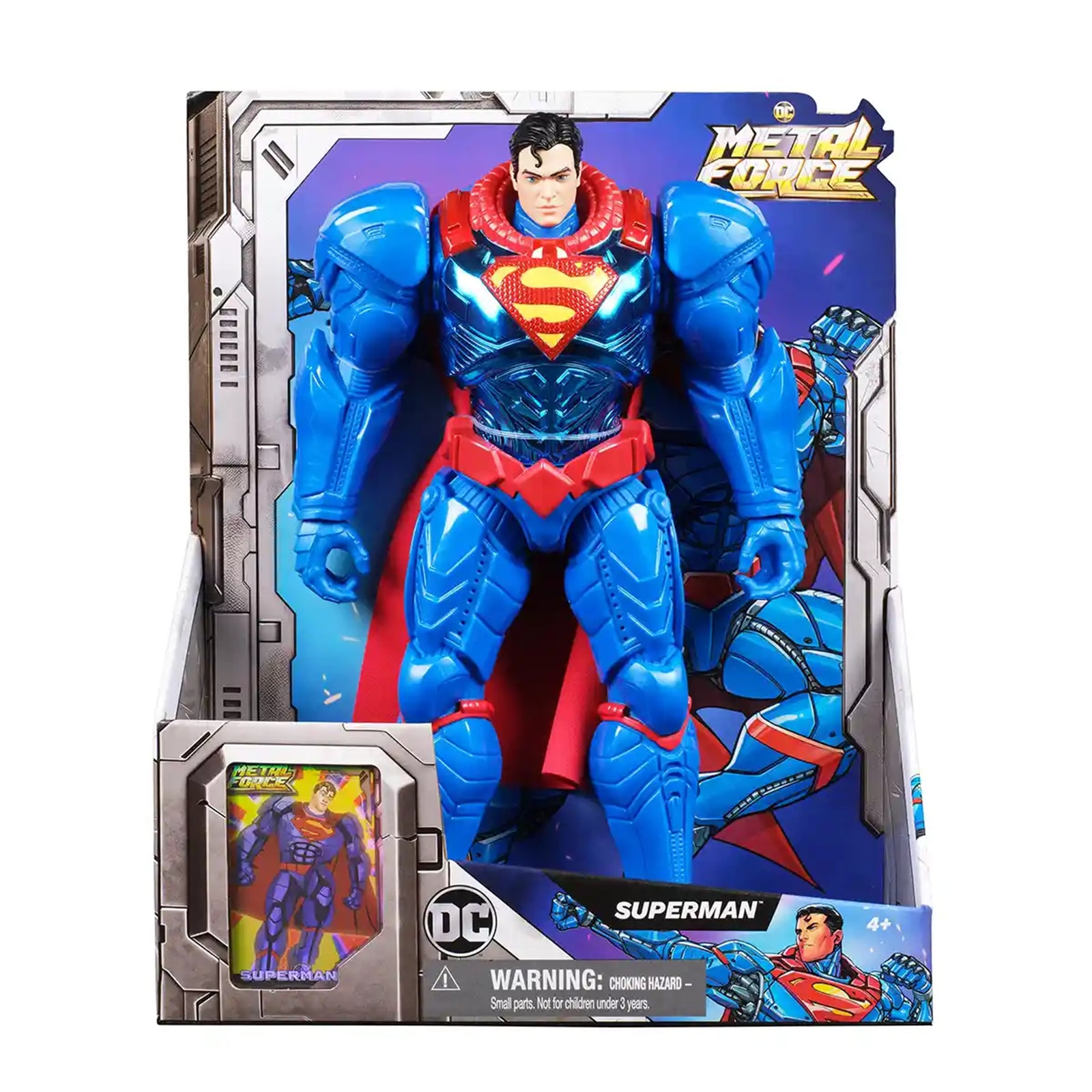 DC  Metal Force Fig 12” XL Superman