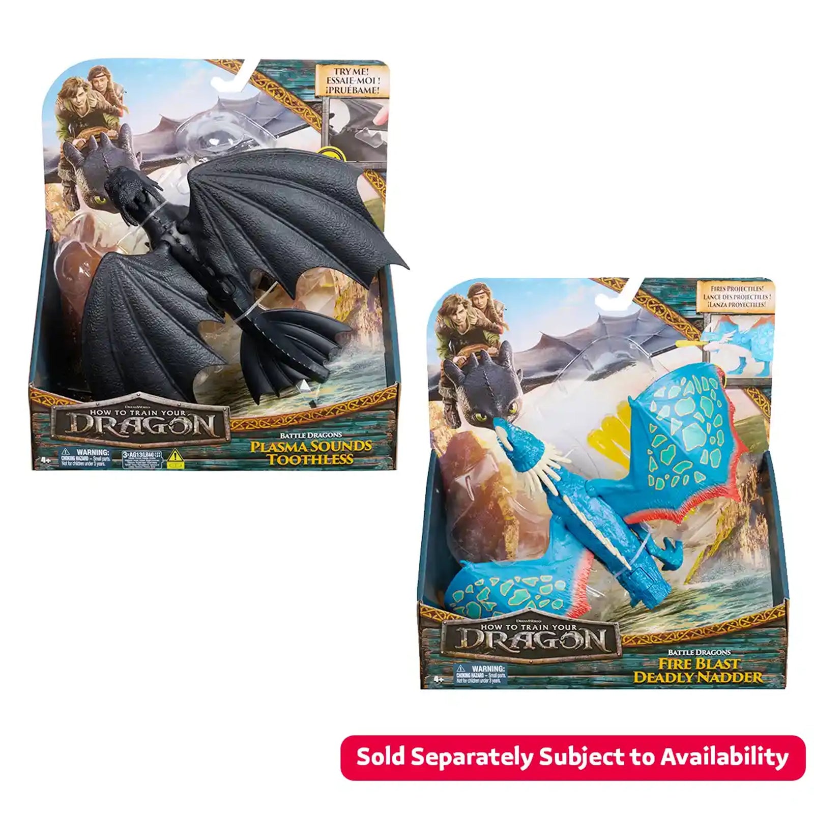 HTTY Dragon Movie Battle Dragon w/Sounds