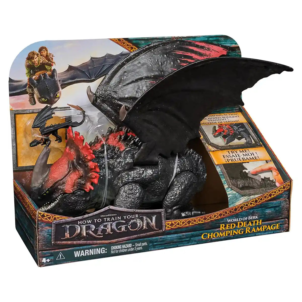 HTTY Dragon Movie Red Death Chomping Rampage