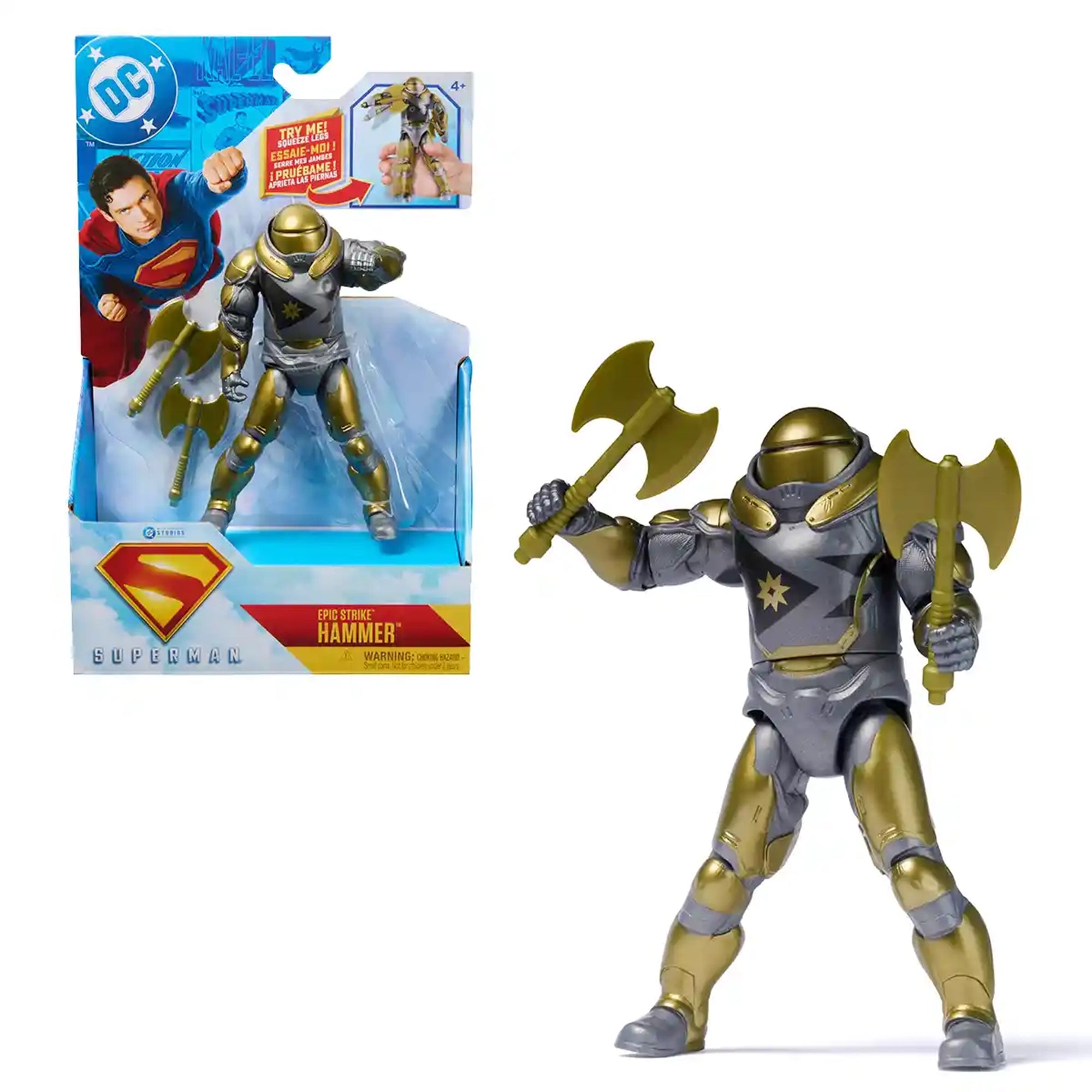 DC Superman Movie Fig 6" Feature Battle Attack Asst.