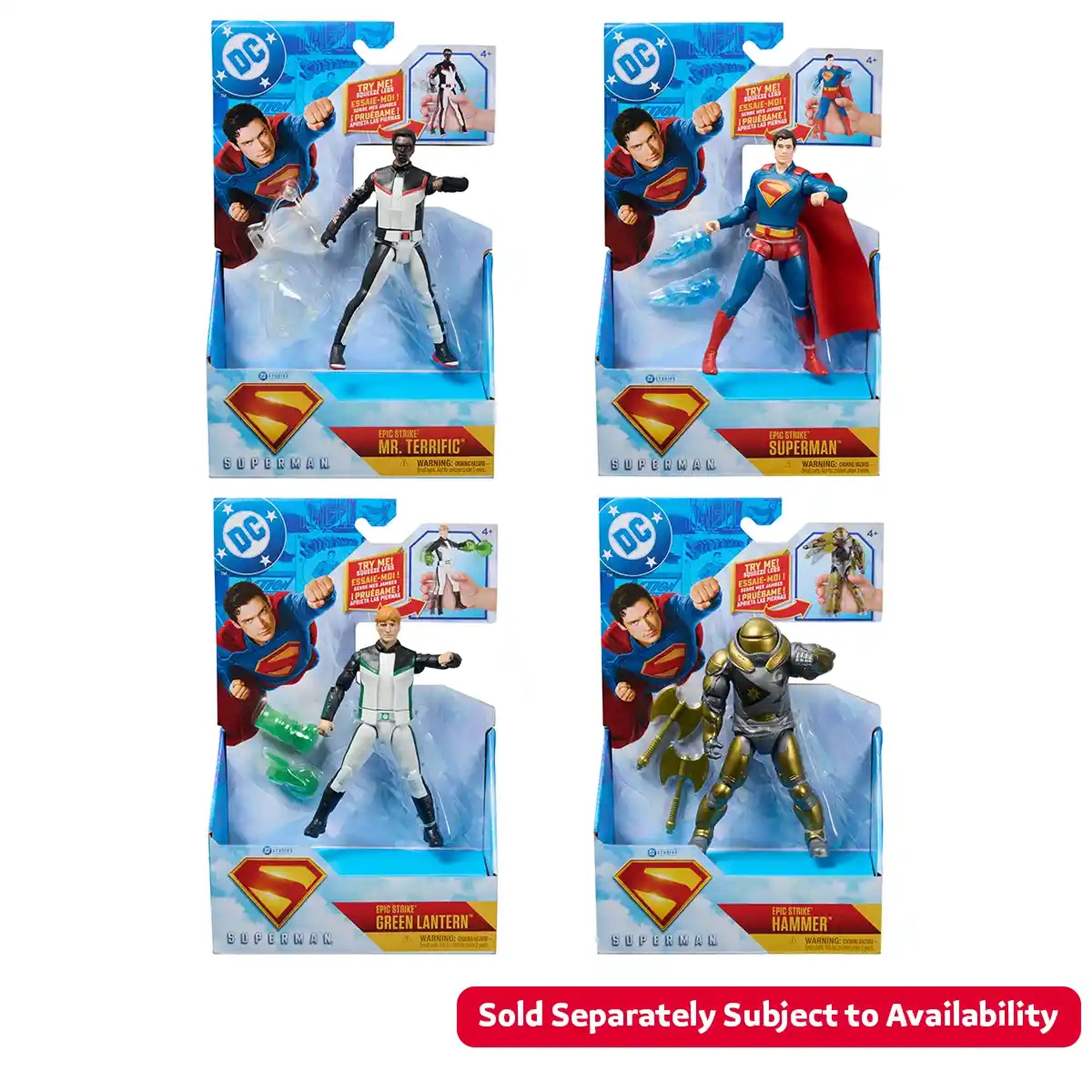 DC Superman Movie Fig 6" Feature Battle Attack Asst.