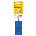 Lego IQ Minifigurines Keychain Light 2x4 Brick (Blue)