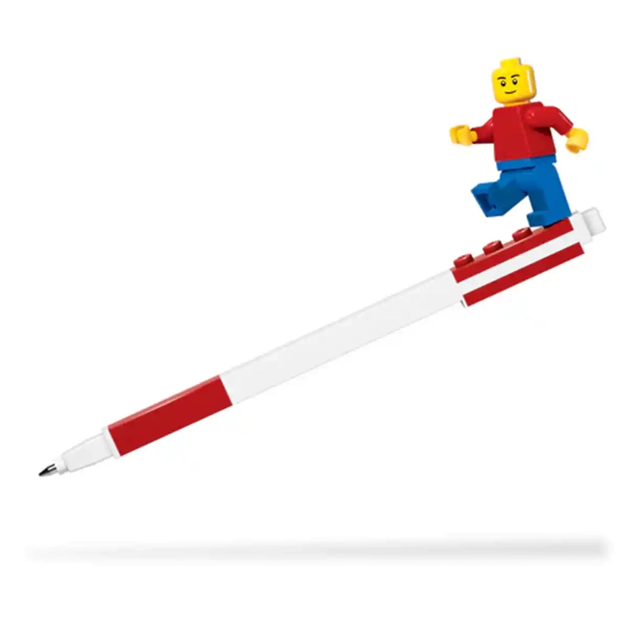 Lego IQ Pen Pal Gel Pen w/ Minifigure Red