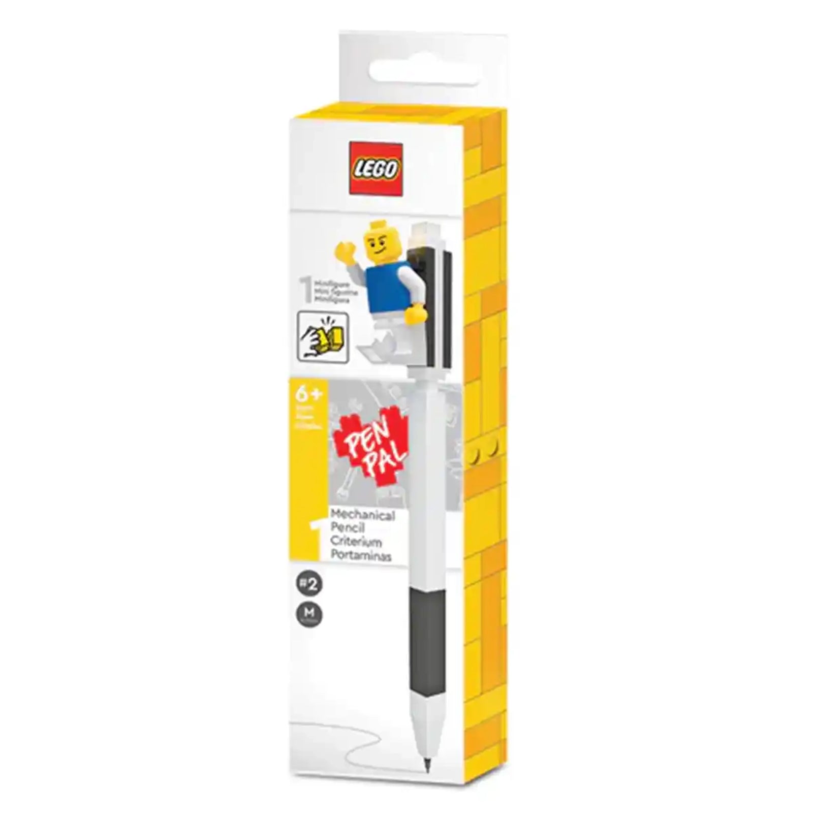 Lego IQ Pen Pal Mechanical Pencil w/ Minifigure Black