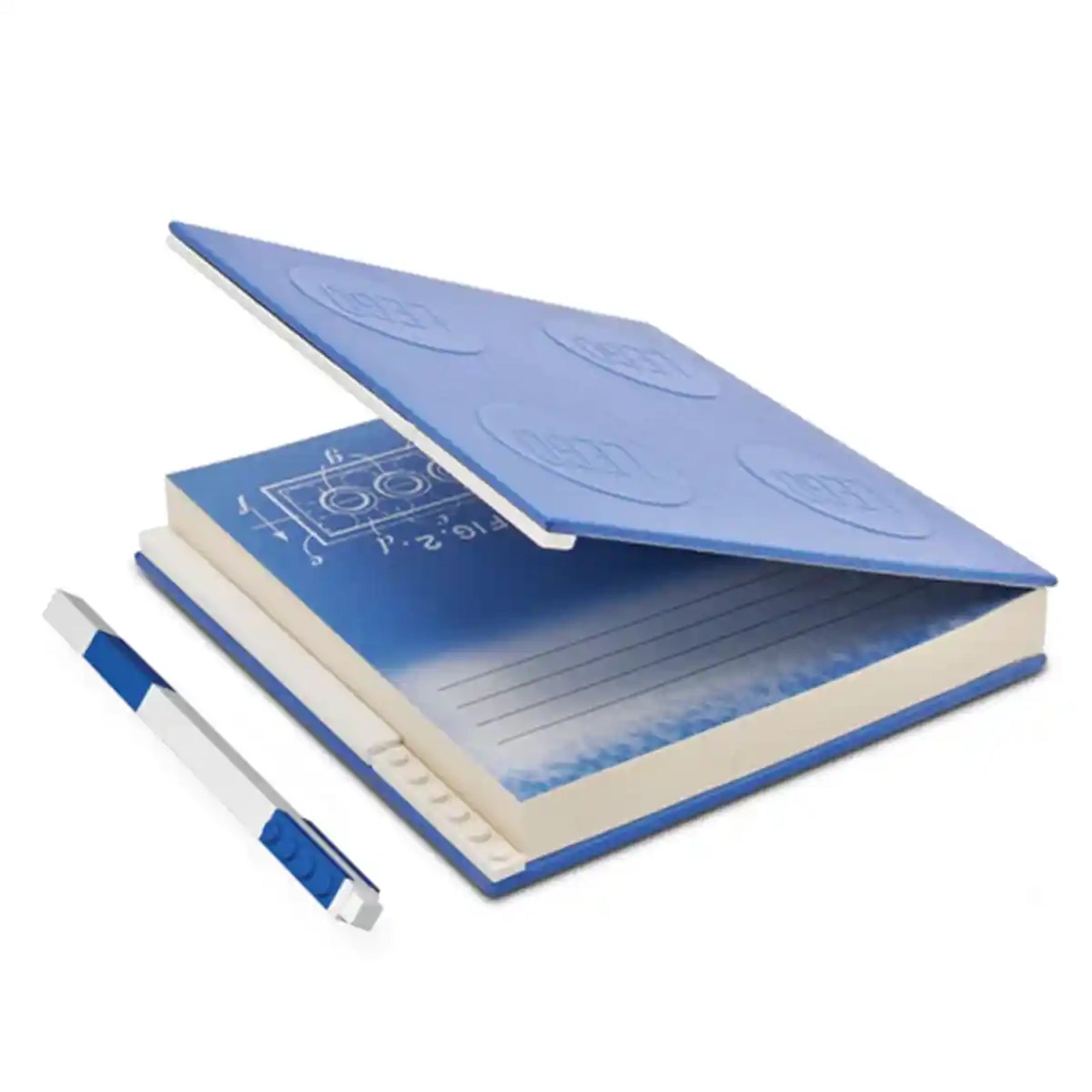 Lego IQ Locking Notebook w/ Gel Pen Blue