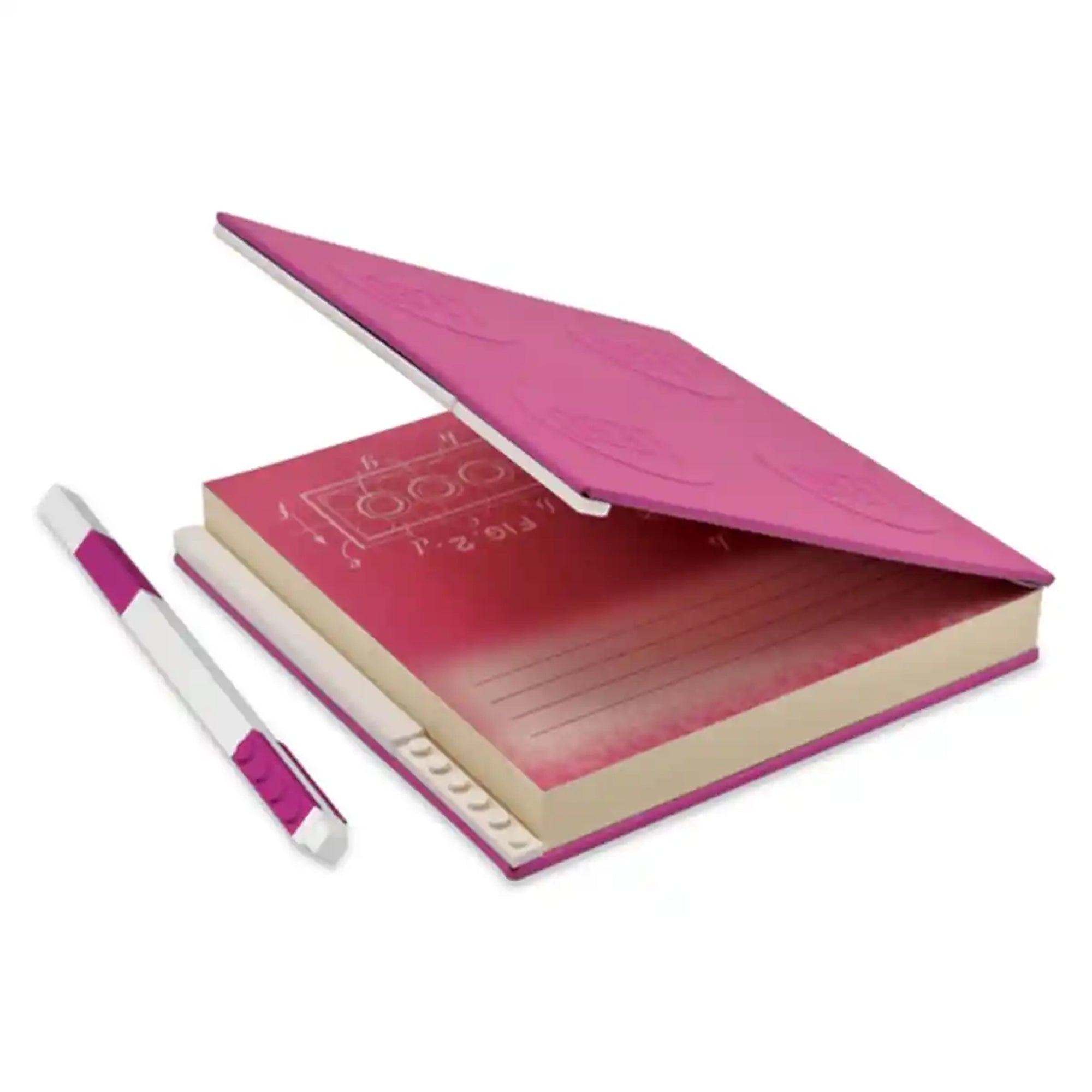 Lego IQ Locking Notebook w/ Gel Pen Violet