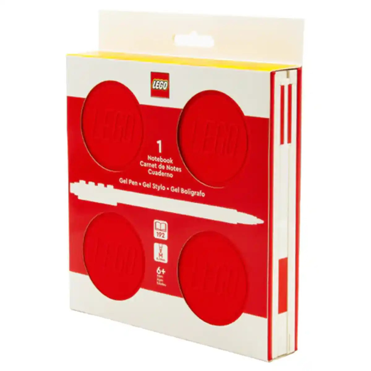 Lego IQ Locking Notebook w/ Gel Pen Red