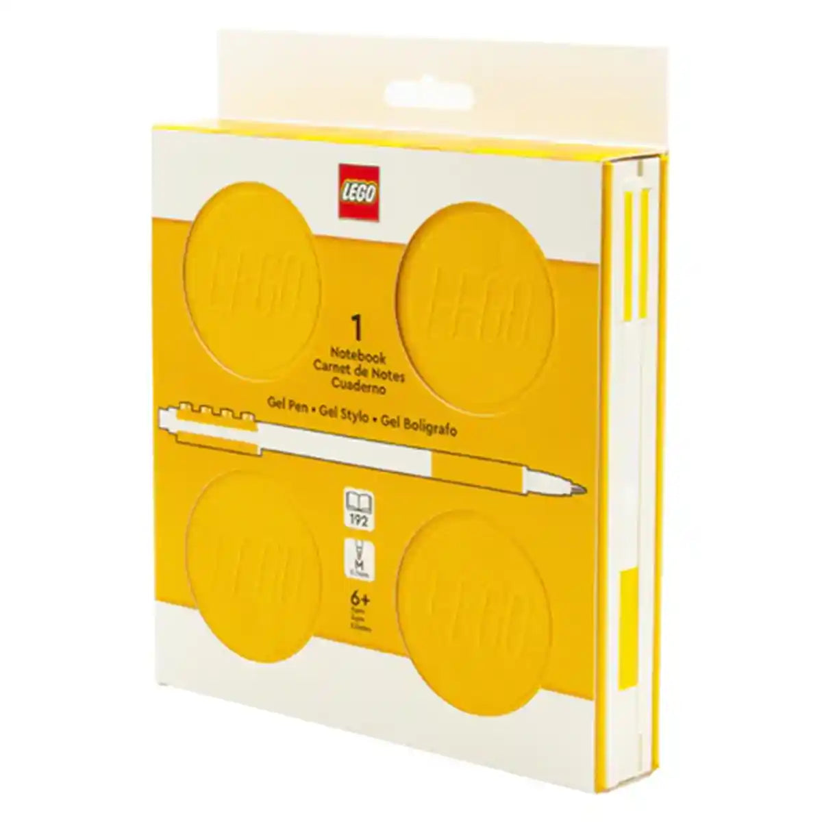 Lego IQ Locking Notebook w/ Gel Pen Yellow