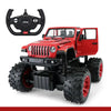 R/C 1:14 JEEP Wrangler JL withÂ  Big foot design - Yellow/Red