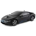 R/C 1:18 BMW i8 - Matt Black/ White