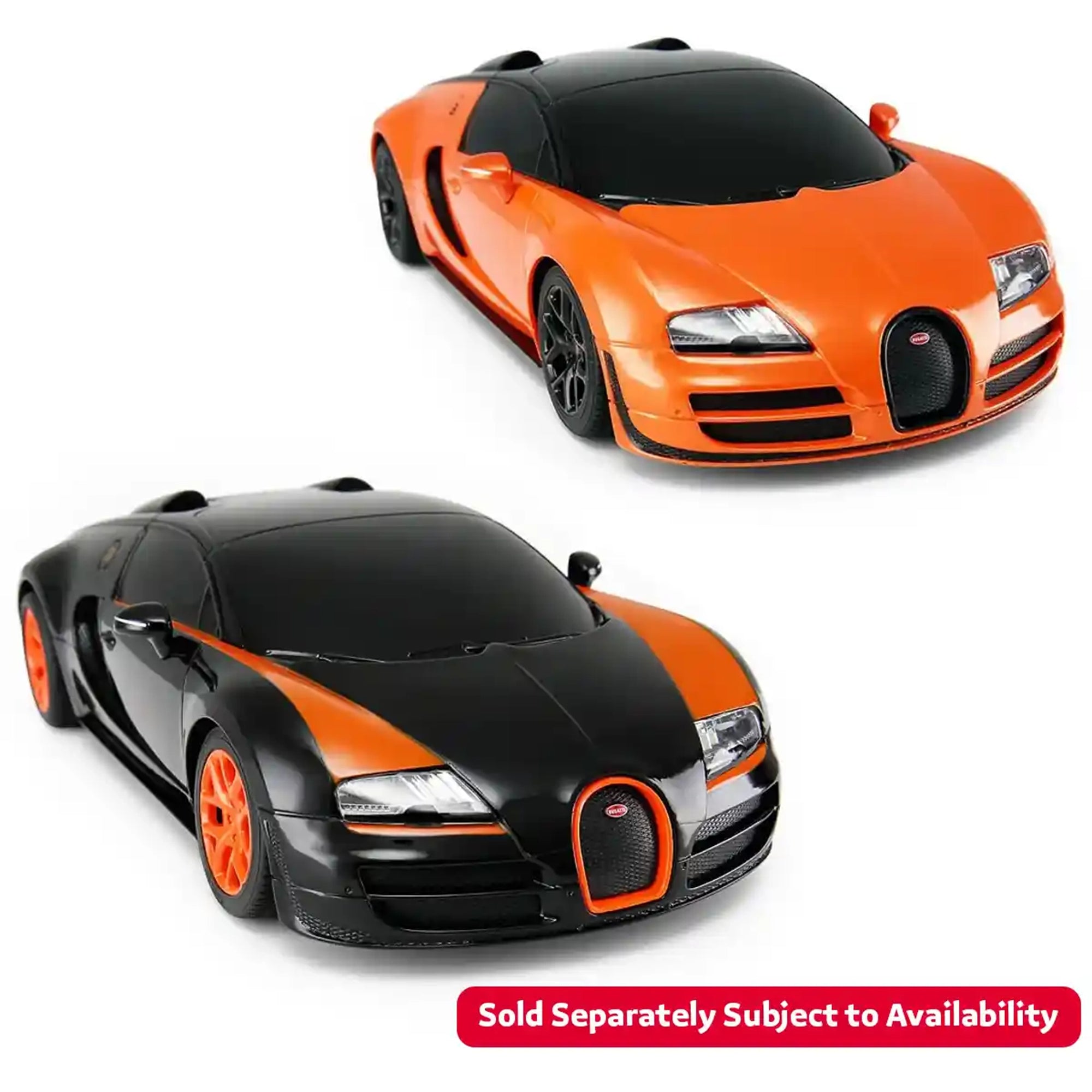 RASTAR R/C 1:18 Bugatti Grand Sport Vitesse - Black/Orange