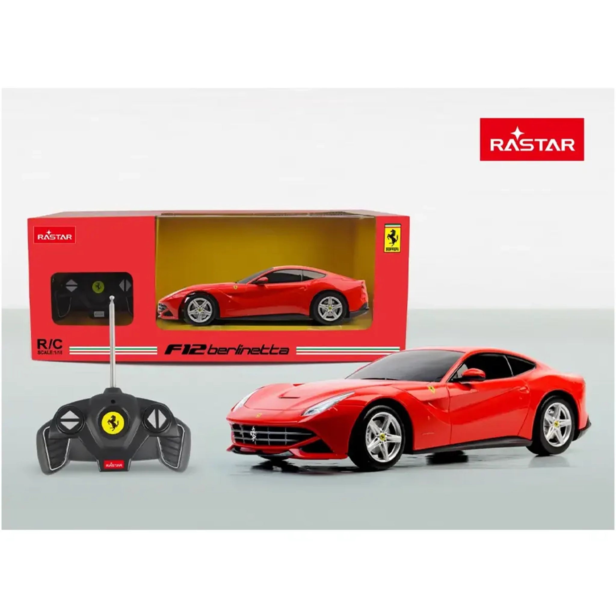 RASTAR R/C 1:18 Ferrari F12 - Red