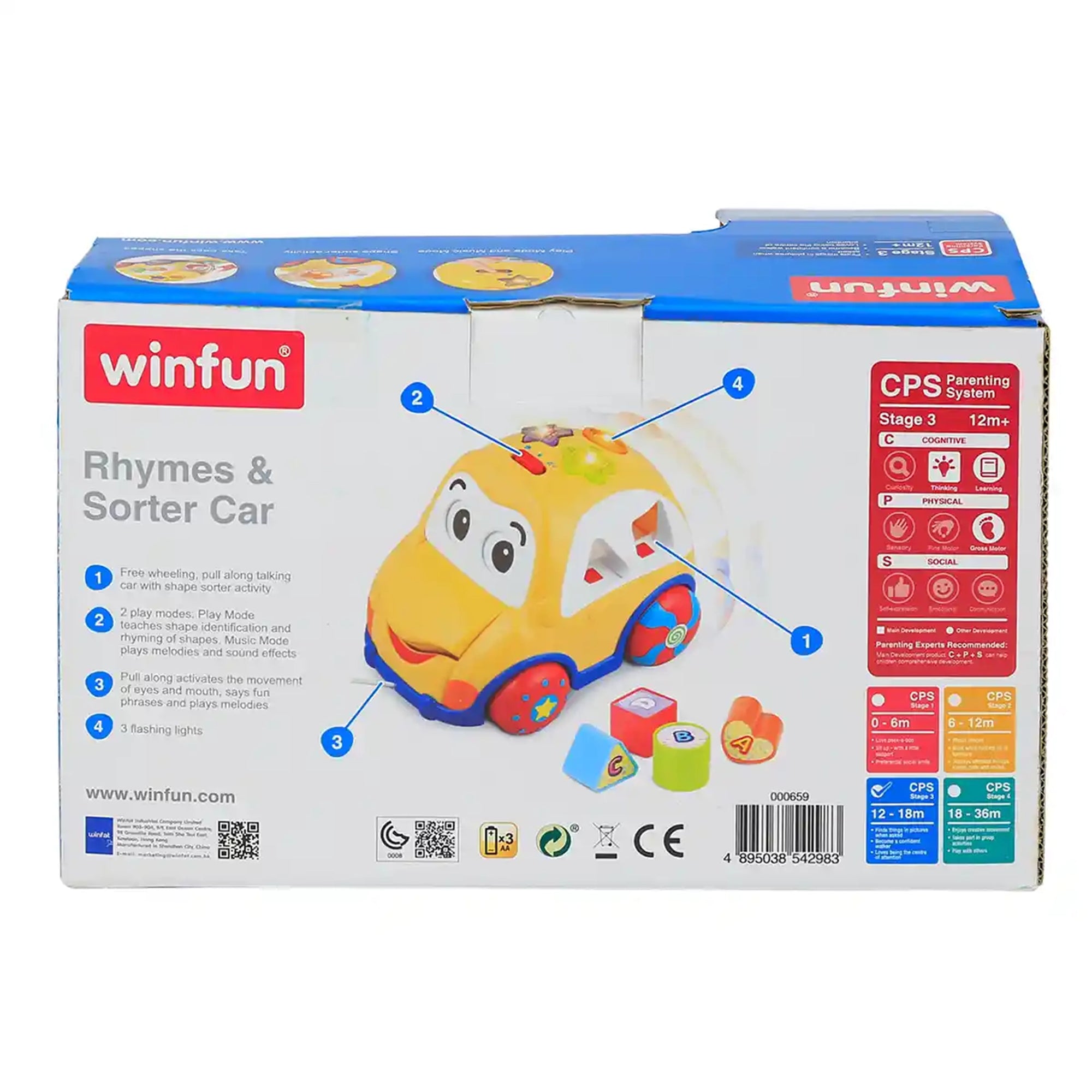 WINFUN RHYMES - SORTER CAR