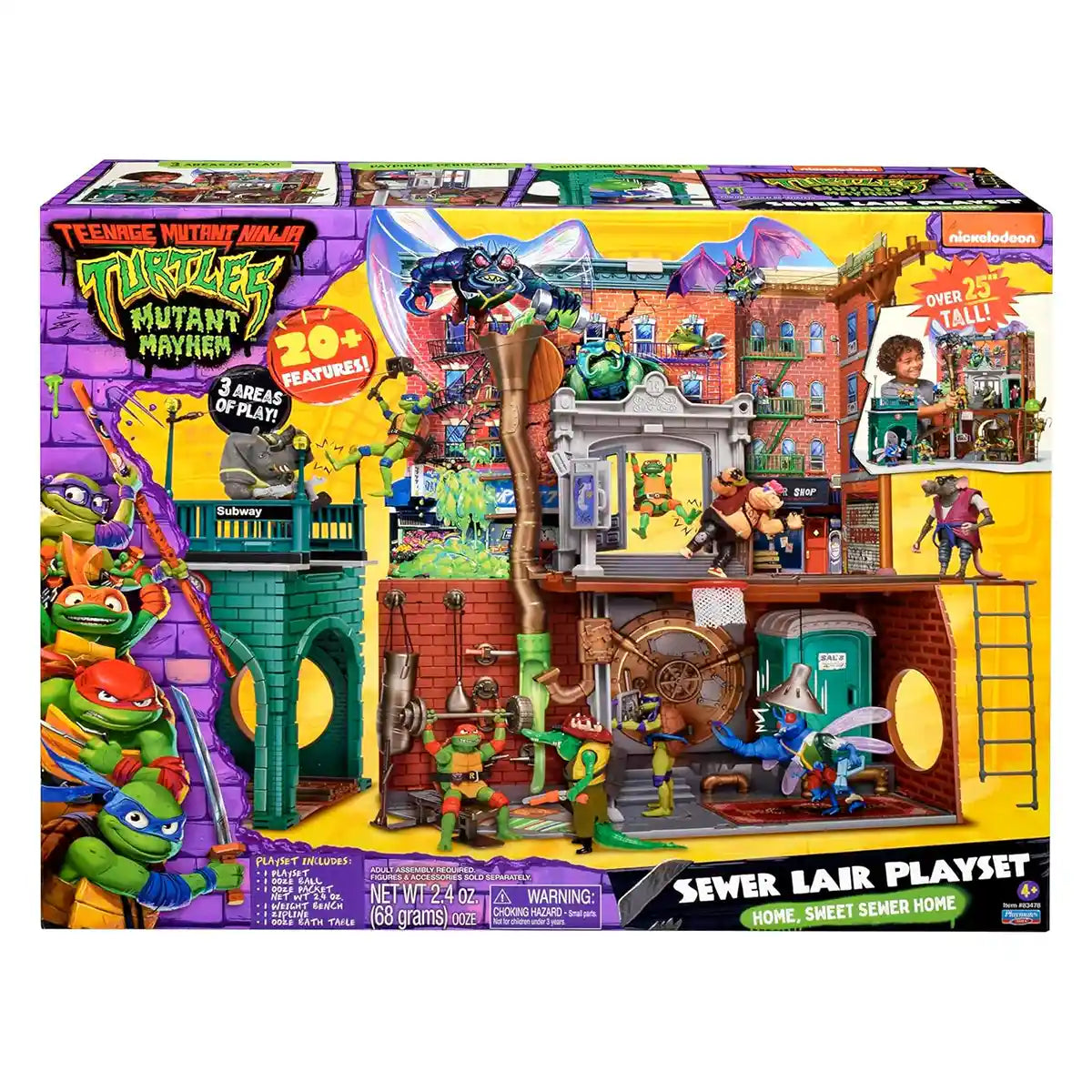 Tmnt Movie Sewer Lair Playset