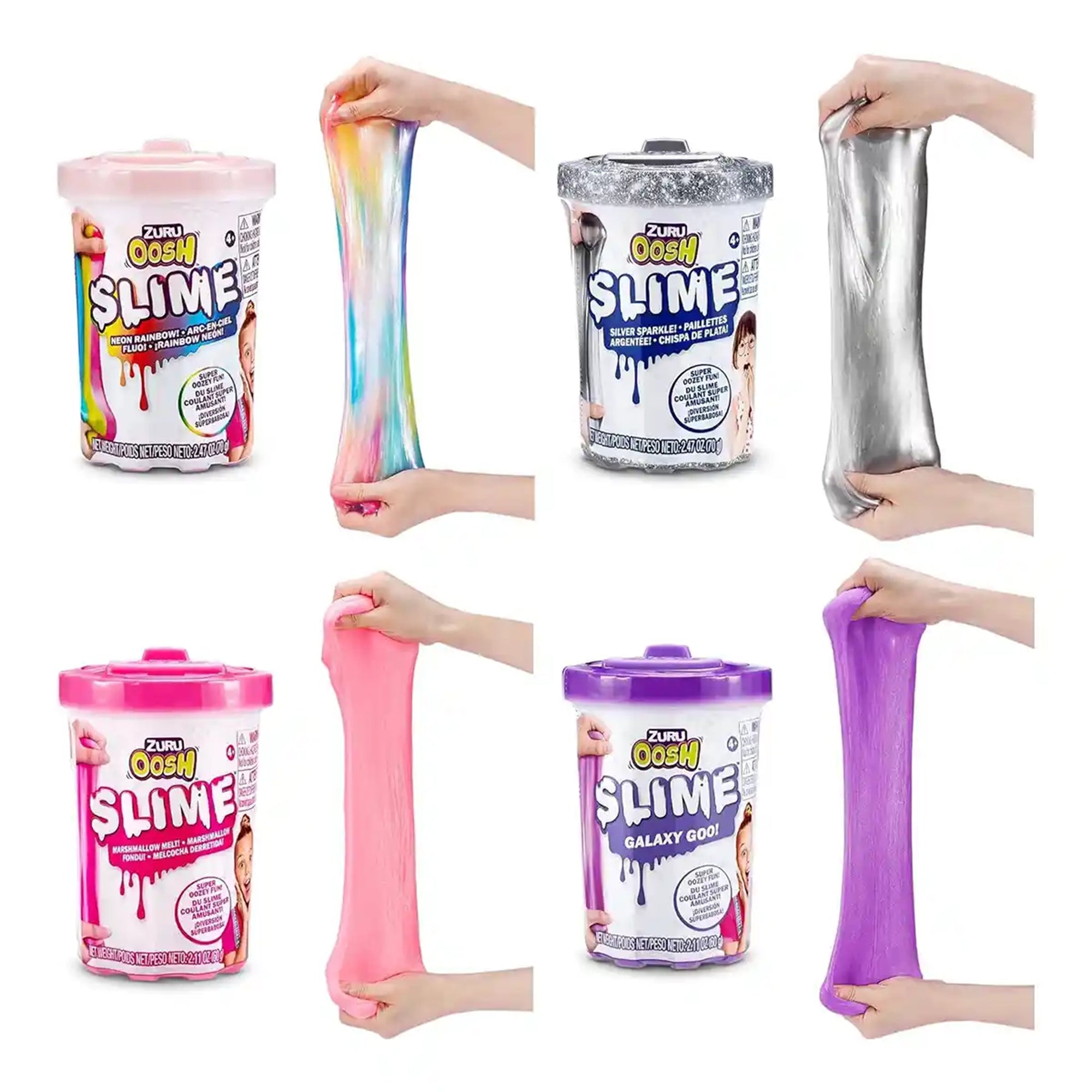 OOSHSTANDARDSERIES 4 4PK SMALL TUB Slime Paper