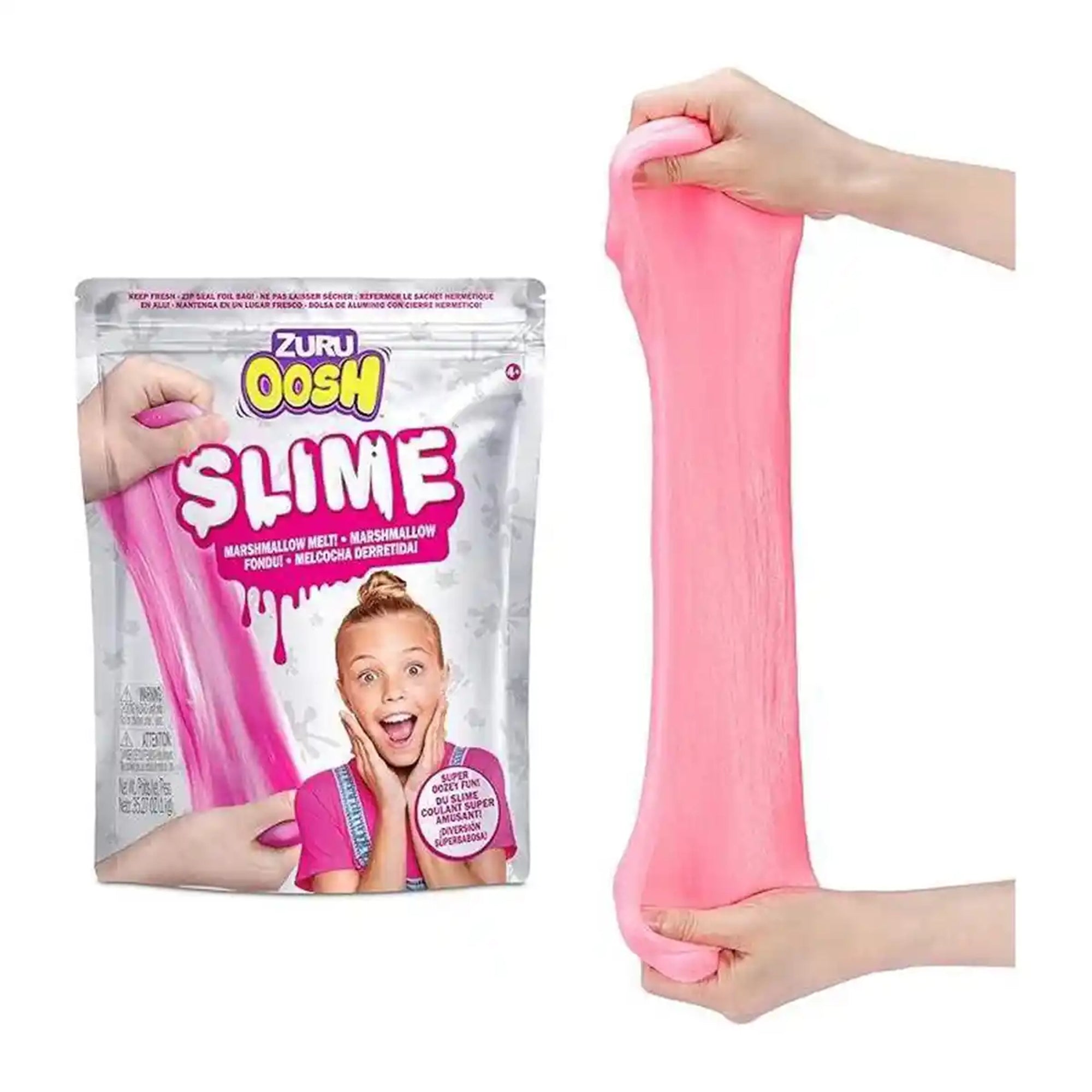 NEW  Slime Neon Rainbow/ Glow In The Dark  Foil Bag 1000g  7 Color Asst  PDQ 4 Pcs