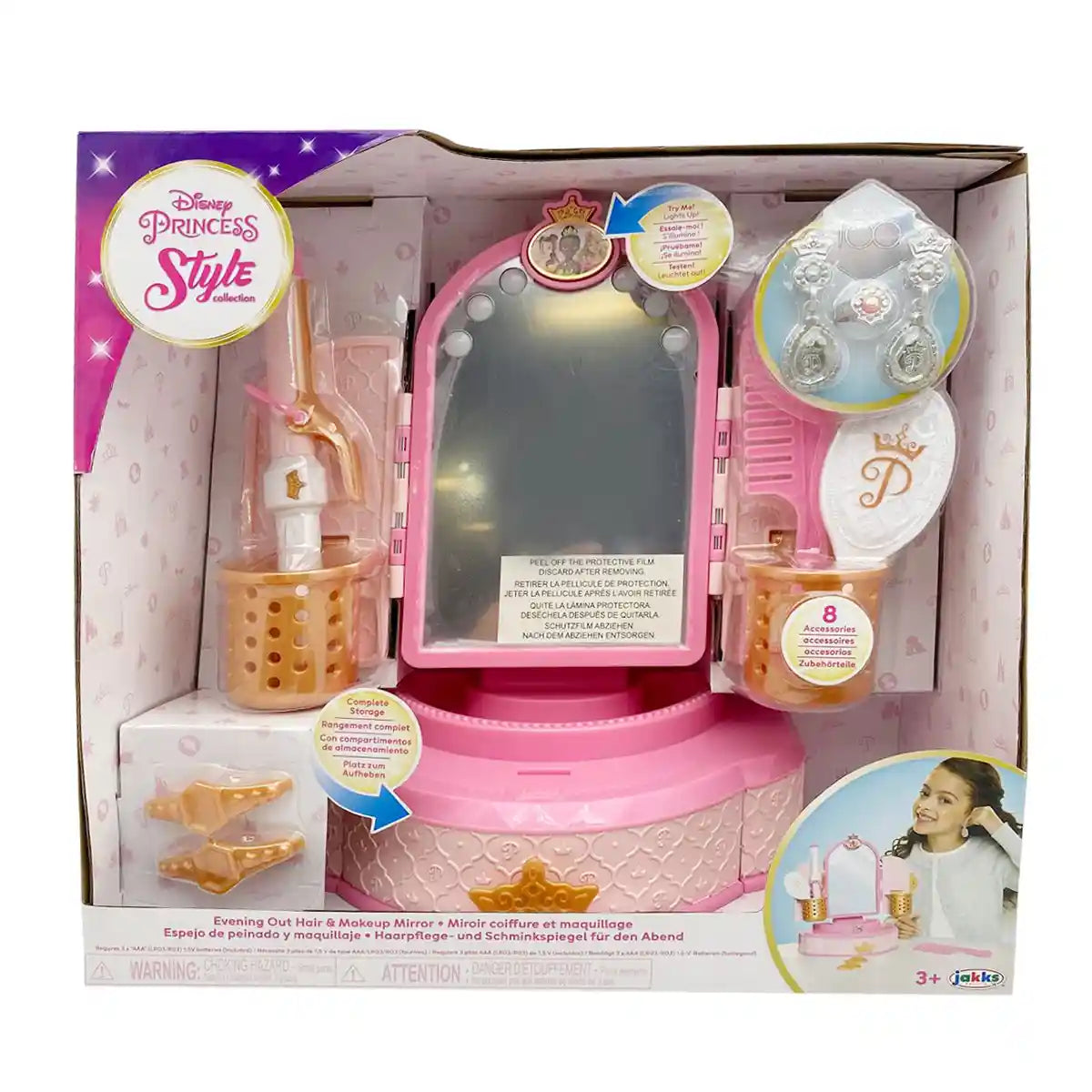 Dprincess Style Hair&Makeup Mirror B/O