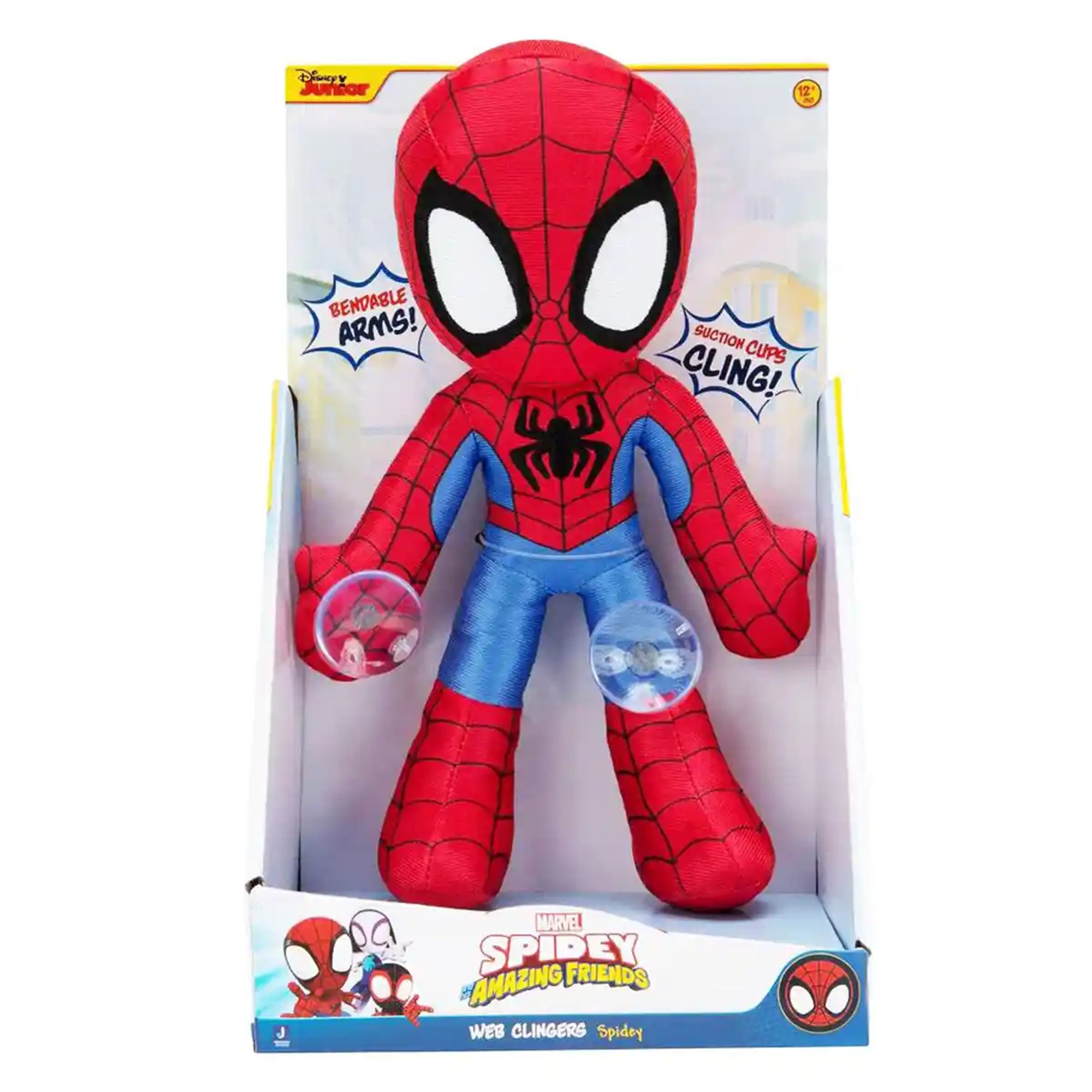 SPIDEY N FRIENDS LITTLE PLU WEB CLING 9"