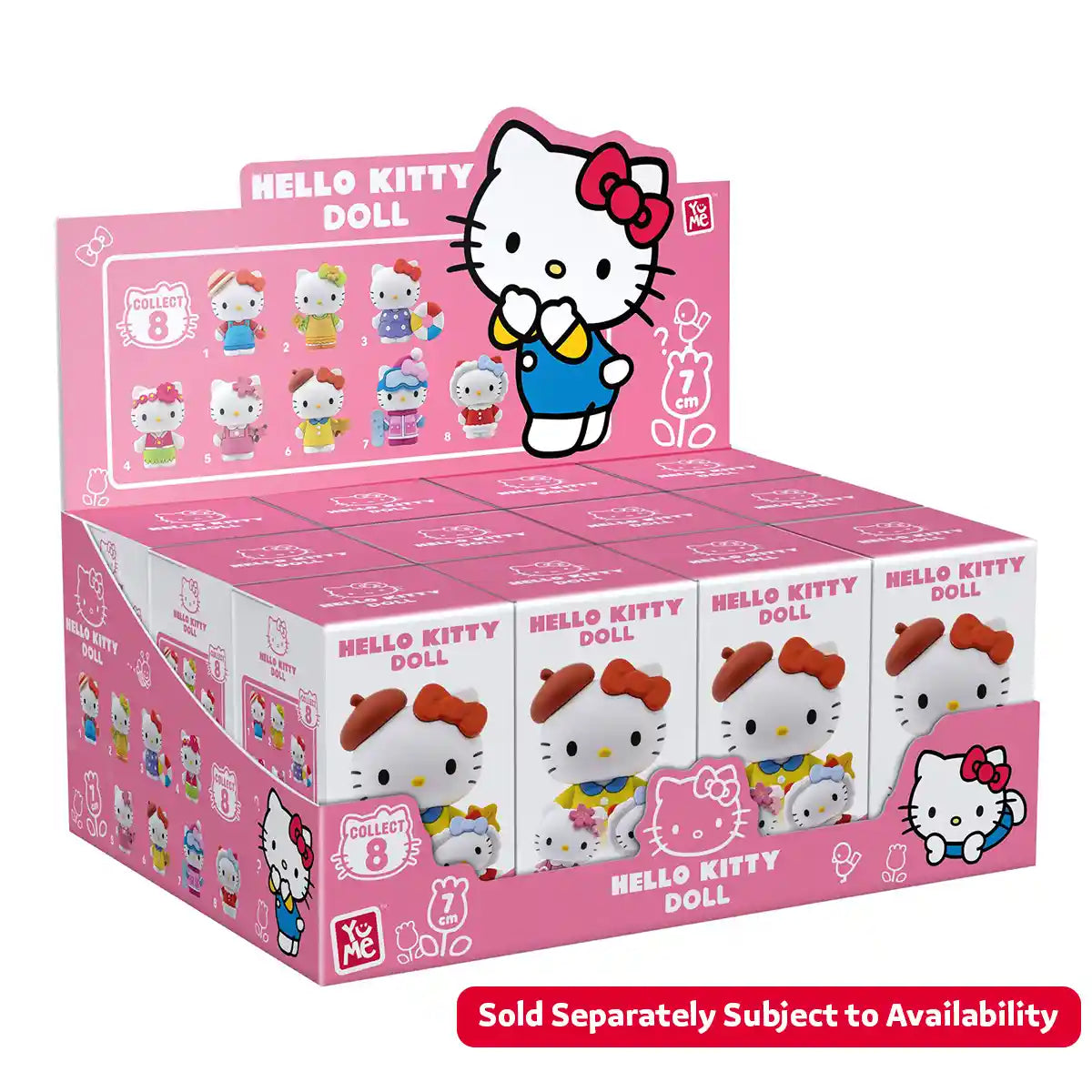Hello Kitty Doll M. Dress 7cm Pdq12 Woc