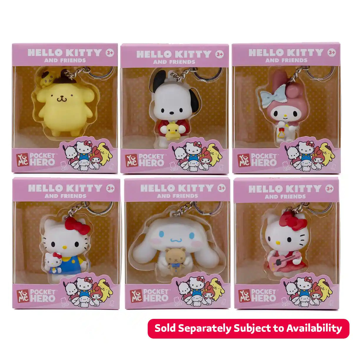 Hello Kitty K.Chain Pocket Hero Pdq 12 woc