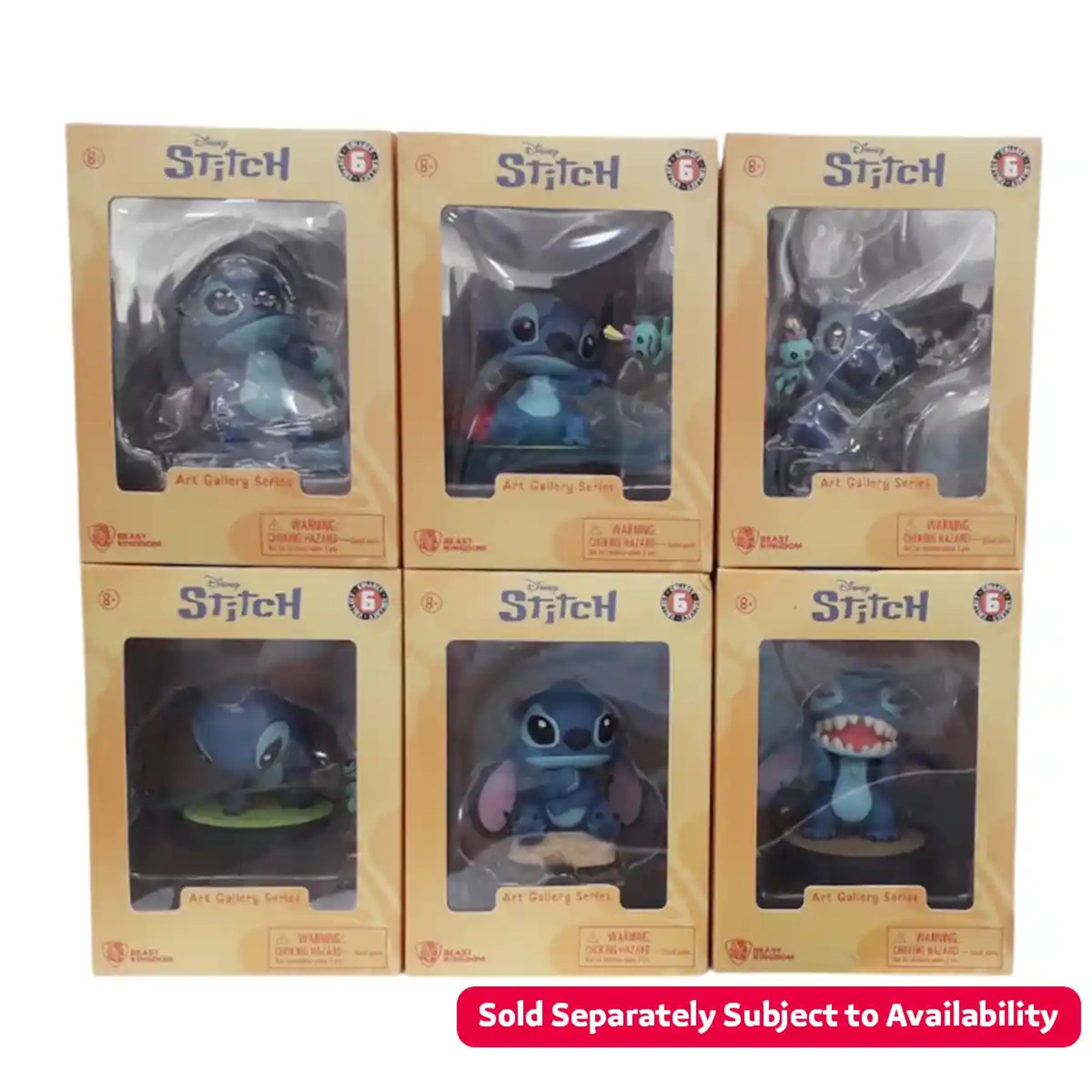 LILO&STITCH ART GALLERY SERIES 6ASST