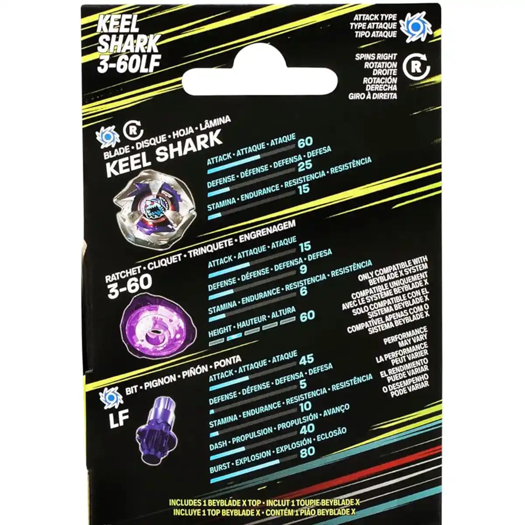 BBLADE X KEEL SHARK 3-60LF