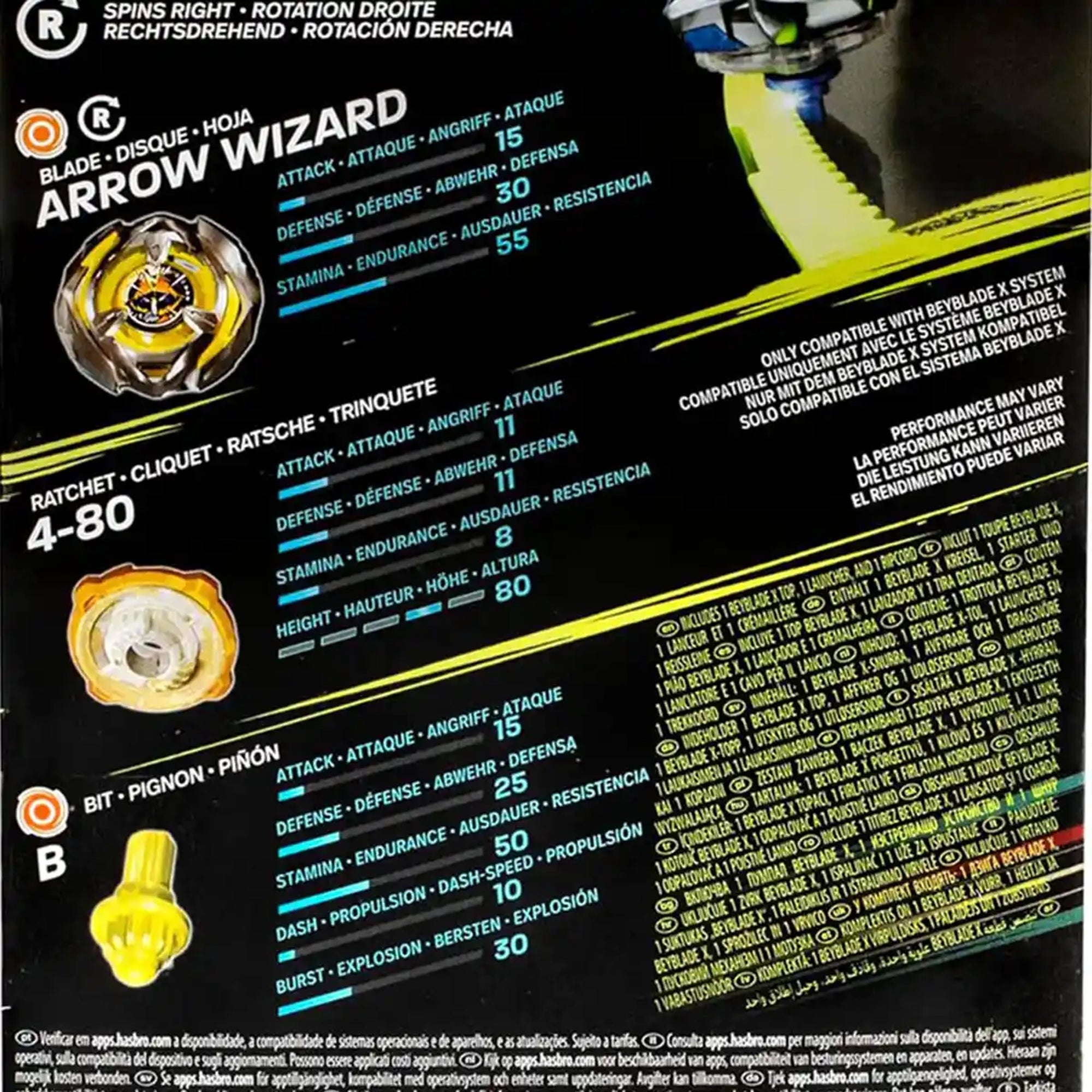 BBLADE X LAUNCHER ARROW MYSTERIOUS 4-80B