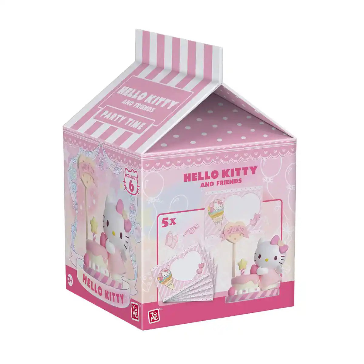 Hello Kitty Memo Stand Party Time 6asst