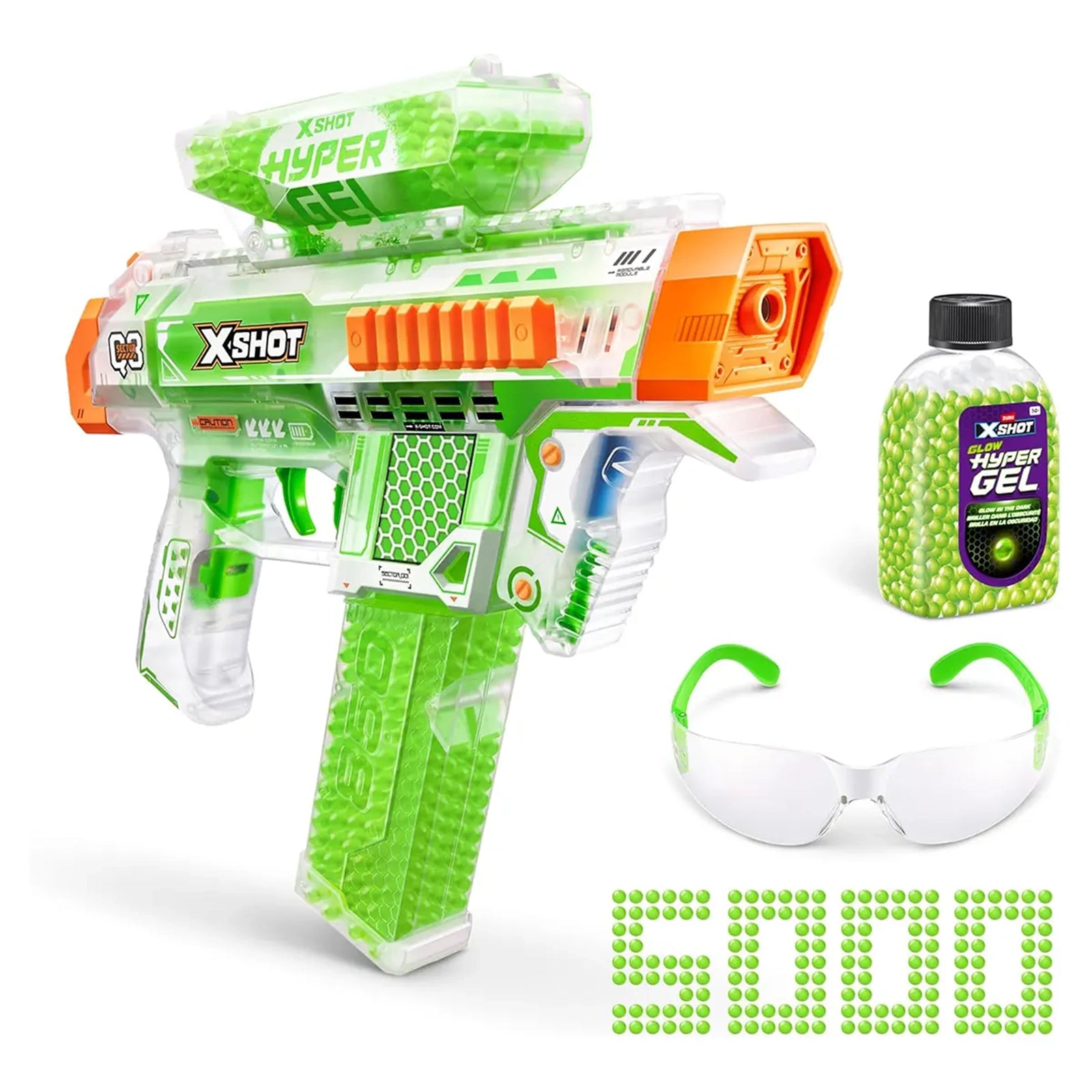 X-Shot Hyper Gel Glow In The Dark (Medium)