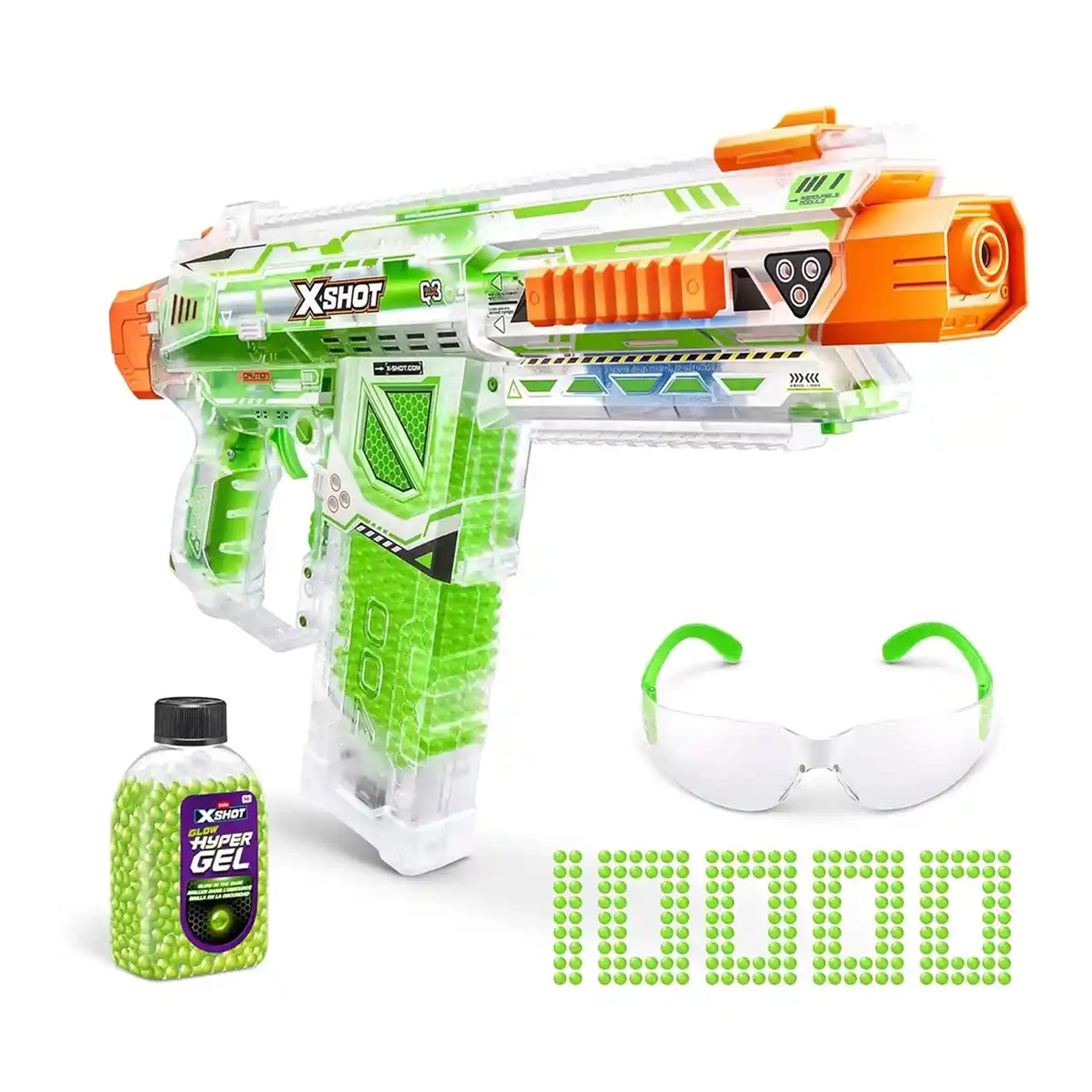 X-Shot Hyper Gel Glow In The Dark (Large)