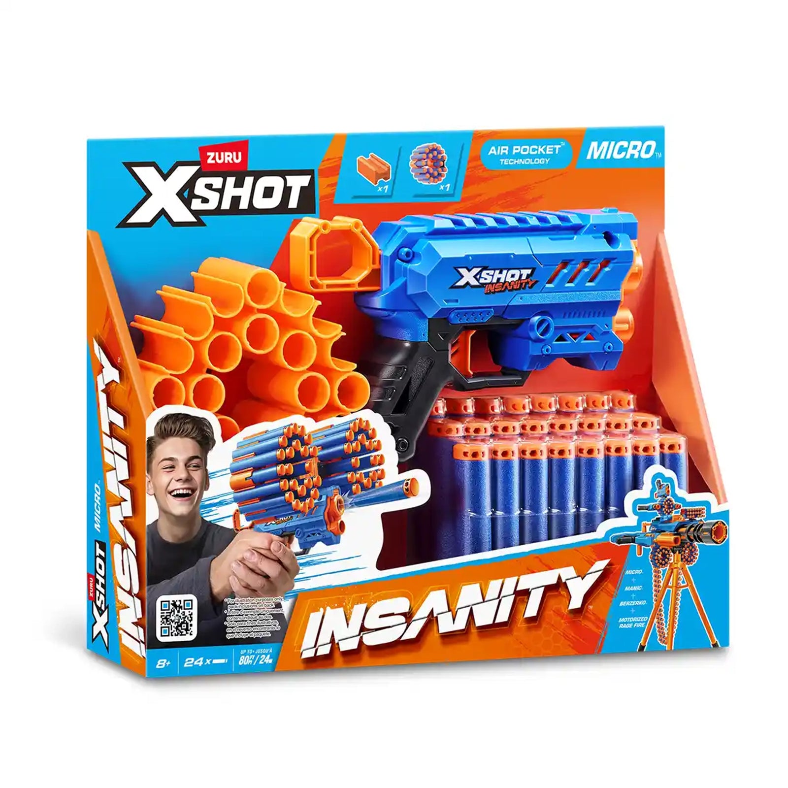 X-Shot Insanity Micro (24 Darts)
