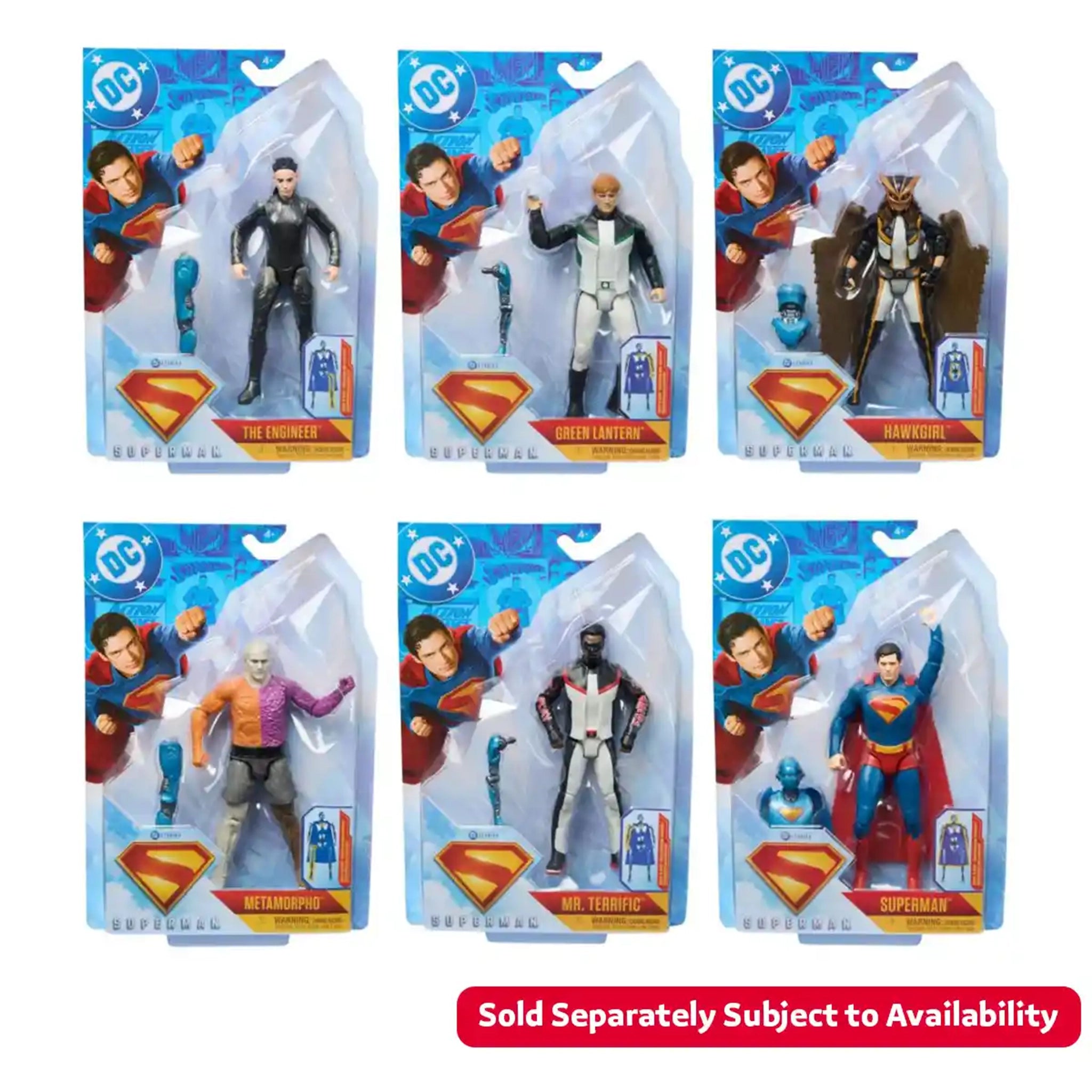 DC Superman Movie Fig 6" Asst.