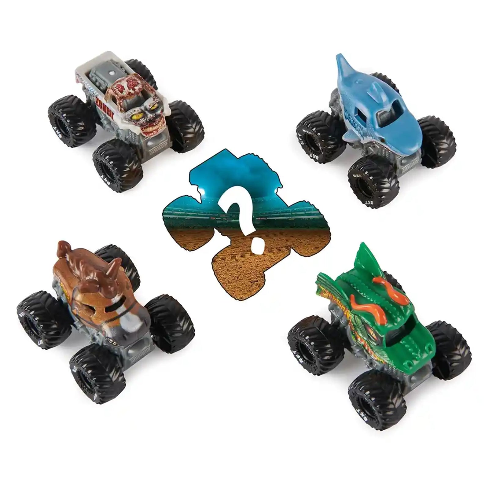 Monster Jam Mini Scale Vehicles 5-PK