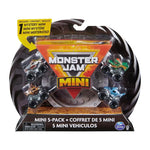 Monster Jam Mini Scale Vehicles 5-PK