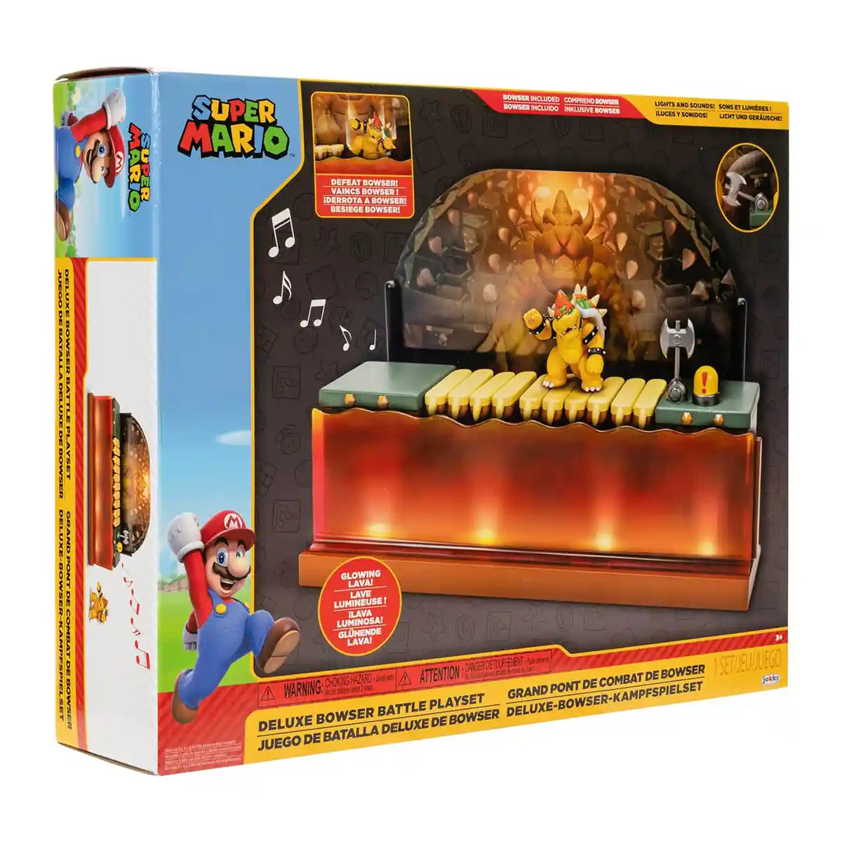 Nintendo 2.5" Bowser Battle Playset Dlx