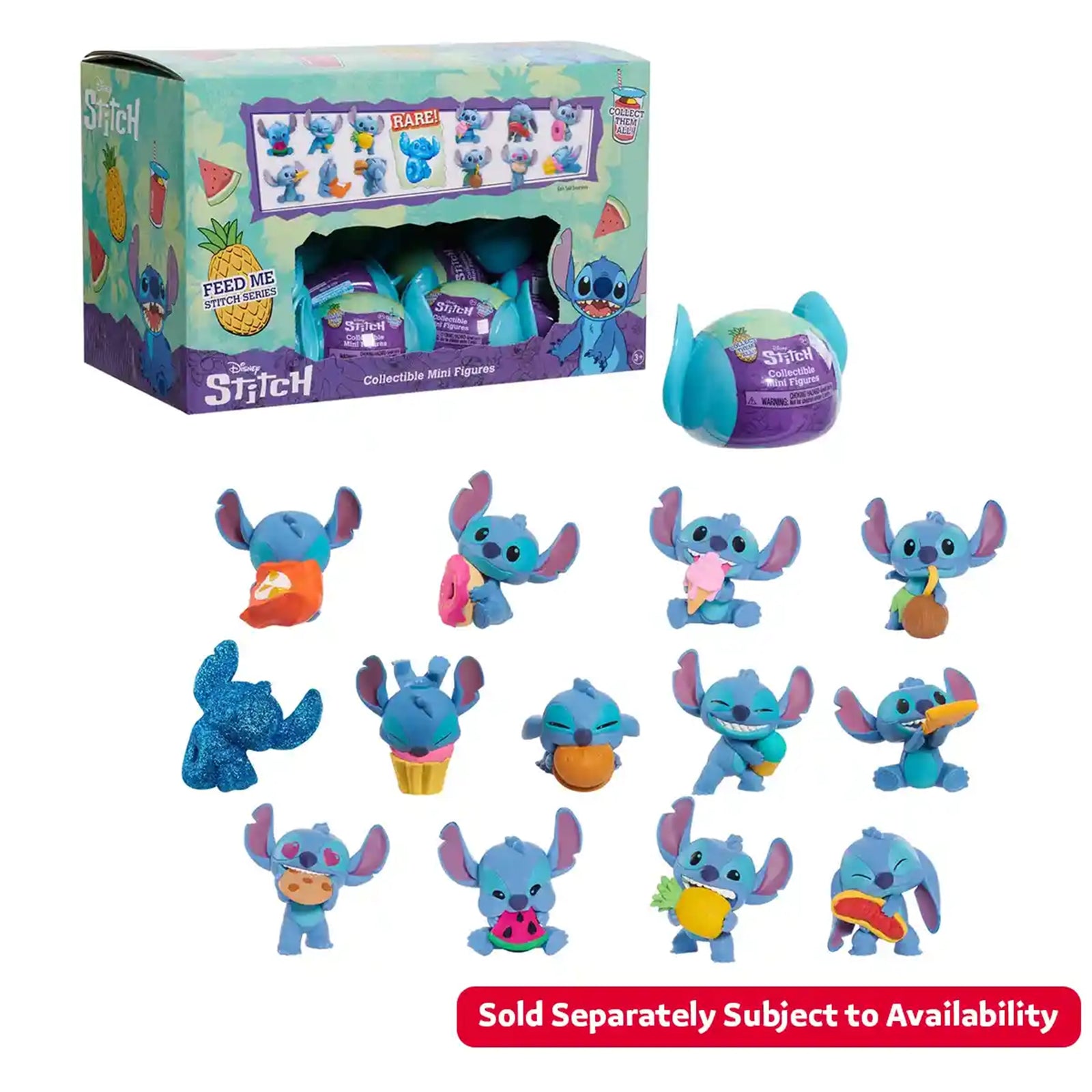 STITCH COLLECTIBLE MINI FEED ME FIGURES S3