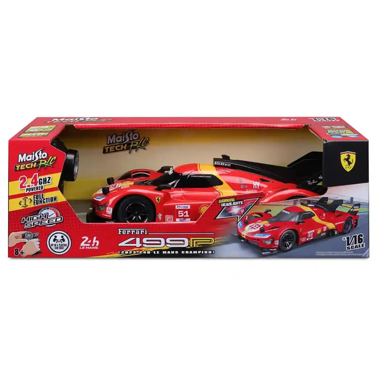 1:16 Rc Ferrari 499p Lmh (2023 24h Le Mans Champion)