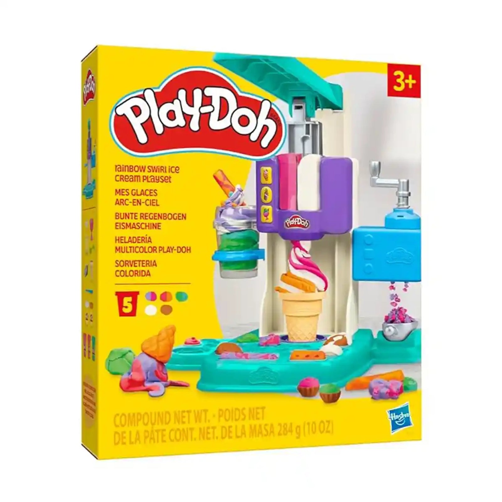 PD RAINBOW SWIRL ICE CREAM PLAYSET