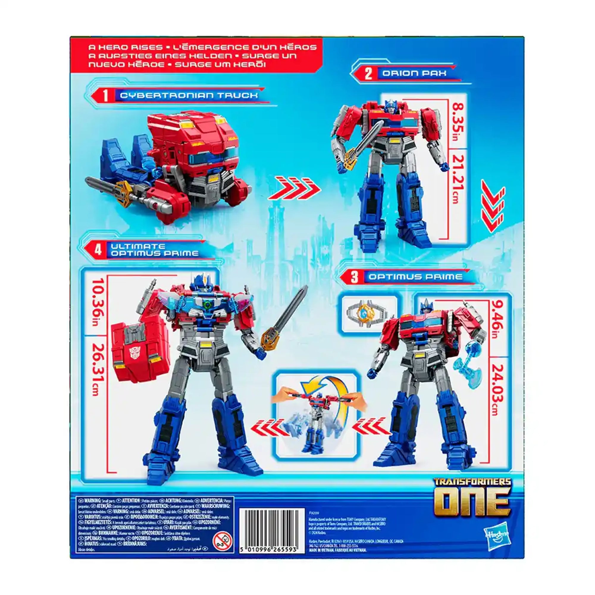 TRA TF1 POWER FLIP OPTIMUS PRIME