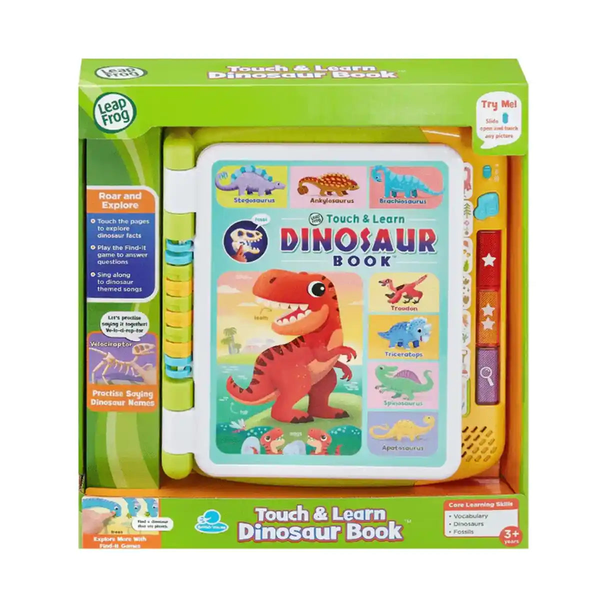 Touch & Learn Dinosaur Book (Lfuk) (Arab)