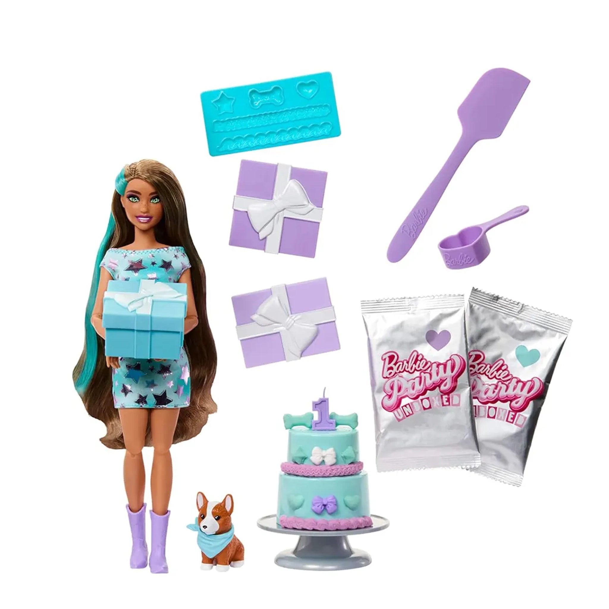 Barbie Party Unboxed Reveal - Brunette